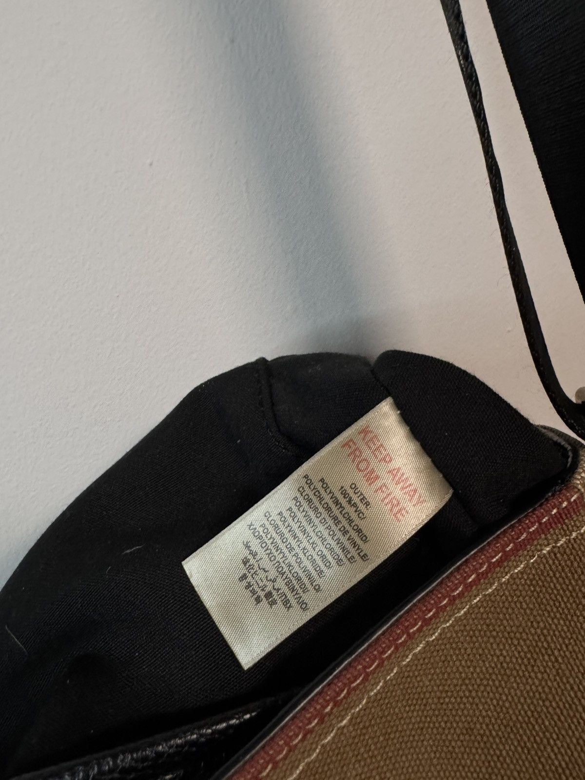 Burberry BURBERRY Canvas Mega Check Messenger Bag Crossbody LIKE NEW Size ONE SIZE - 9 Thumbnail