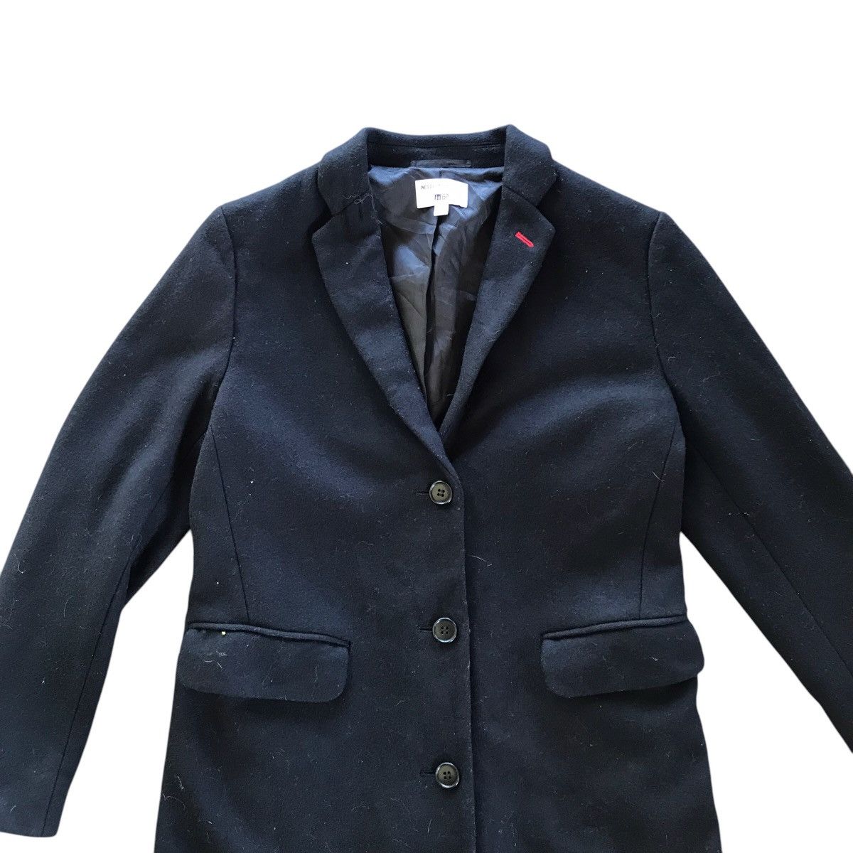 Uniqlo Uniqlo X Ines de la fressange Wool Long Jacket Size L / US 10 / IT 46 - 2 Thumbnail