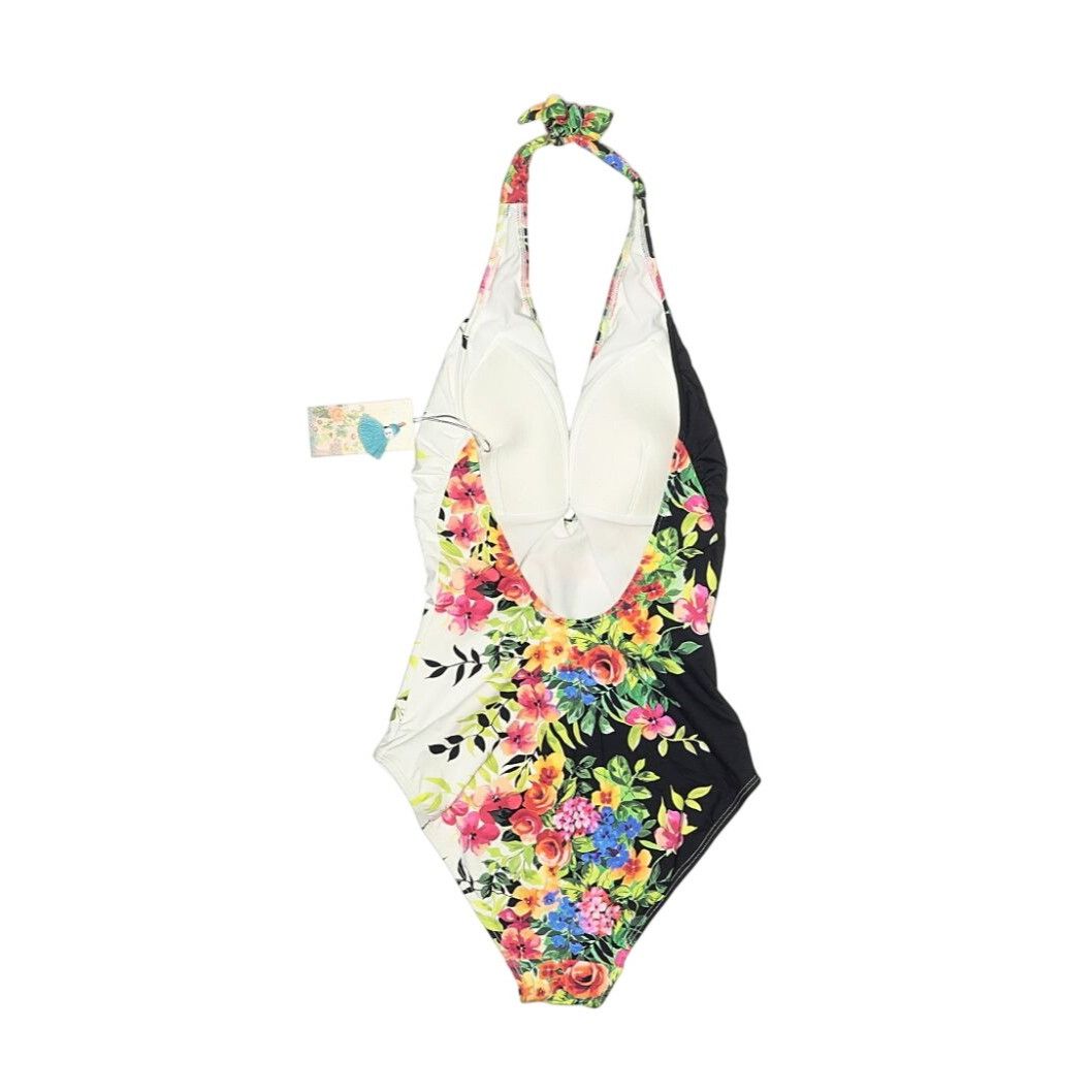 Johnny Was New Johnny Was Spring Halter One Piece Floral Swim Suit Smal Size ONE SIZE - 3 Thumbnail