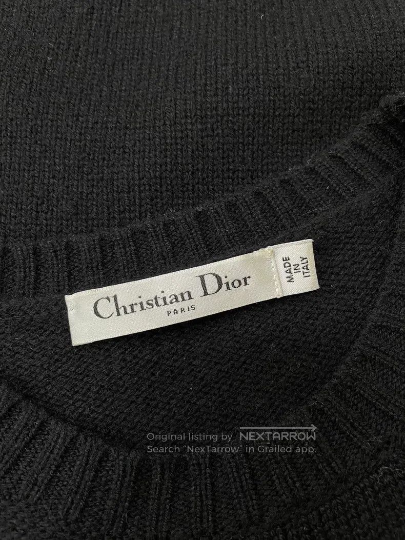 Dior Dior Dragon Year Limited Black Green Dinosaur Cashmere Swe Size XS / US 0-2 / IT 36-38 - 4 Thumbnail