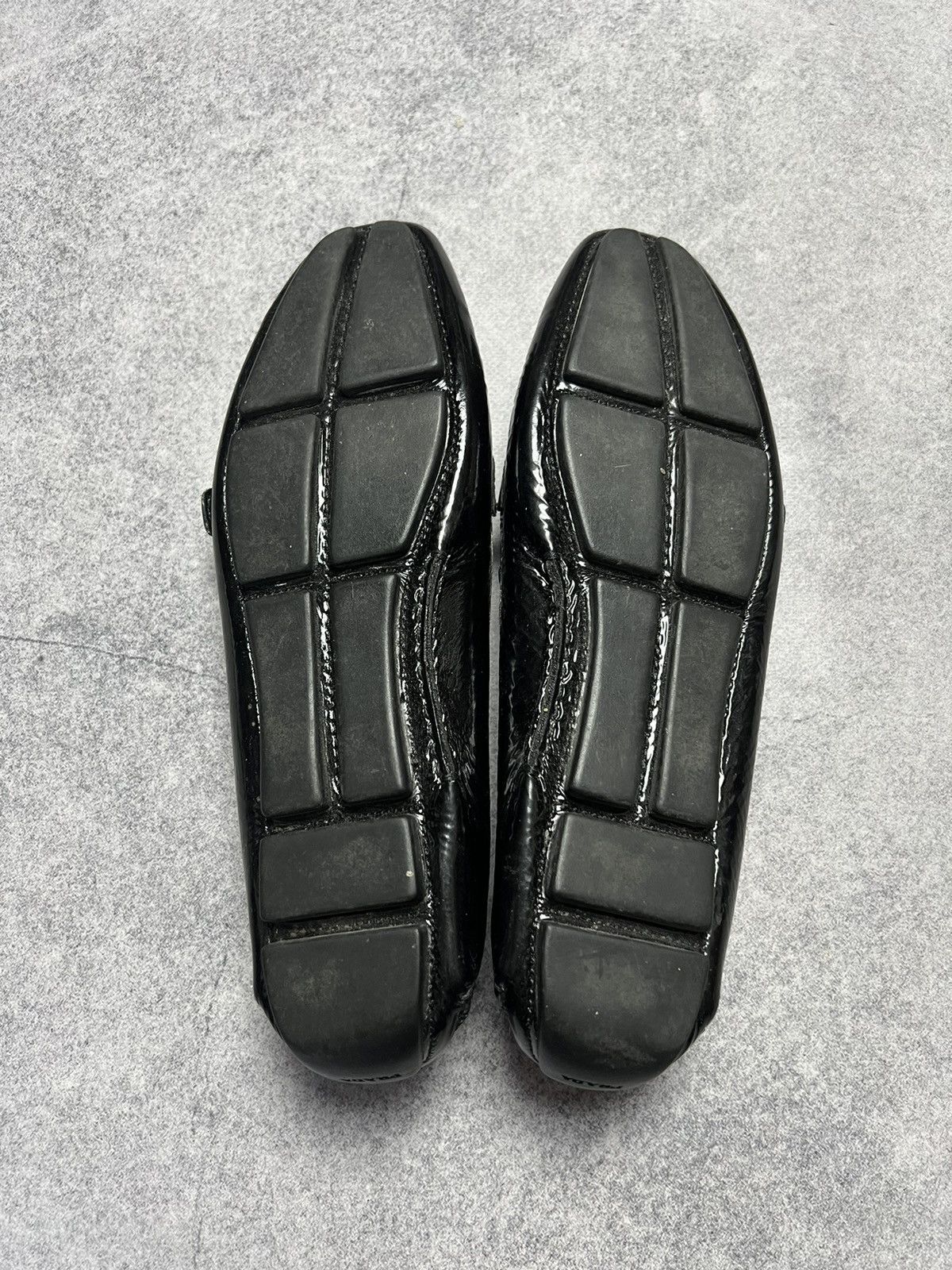 Prada Vintage Prada Leather Loafers Black Size 39 Size US 6.5 / EU 39-40 - 12 Thumbnail