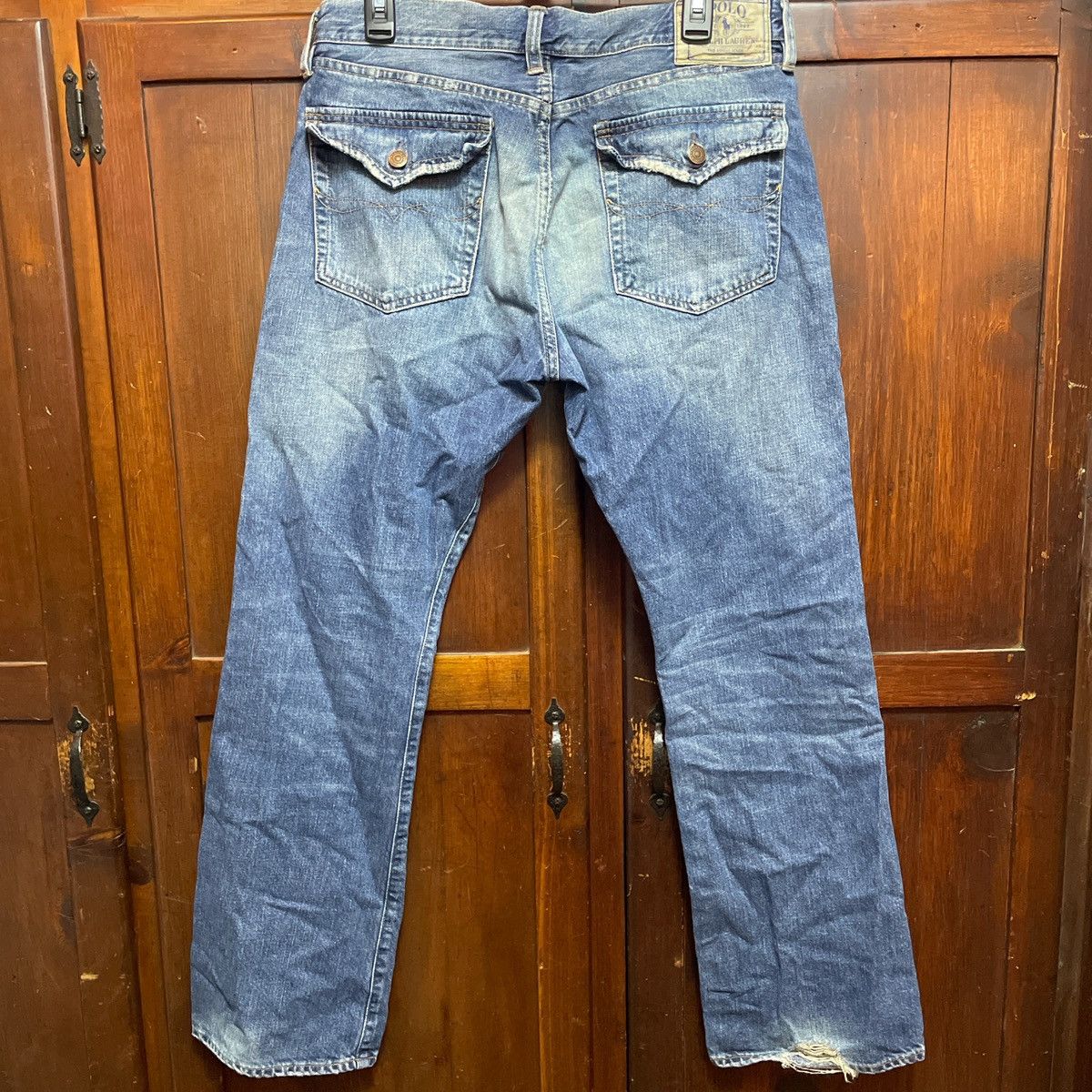 Polo Ralph Lauren × Ralph Lauren Polo distressed Jean Size US 33 - 2 Thumbnail
