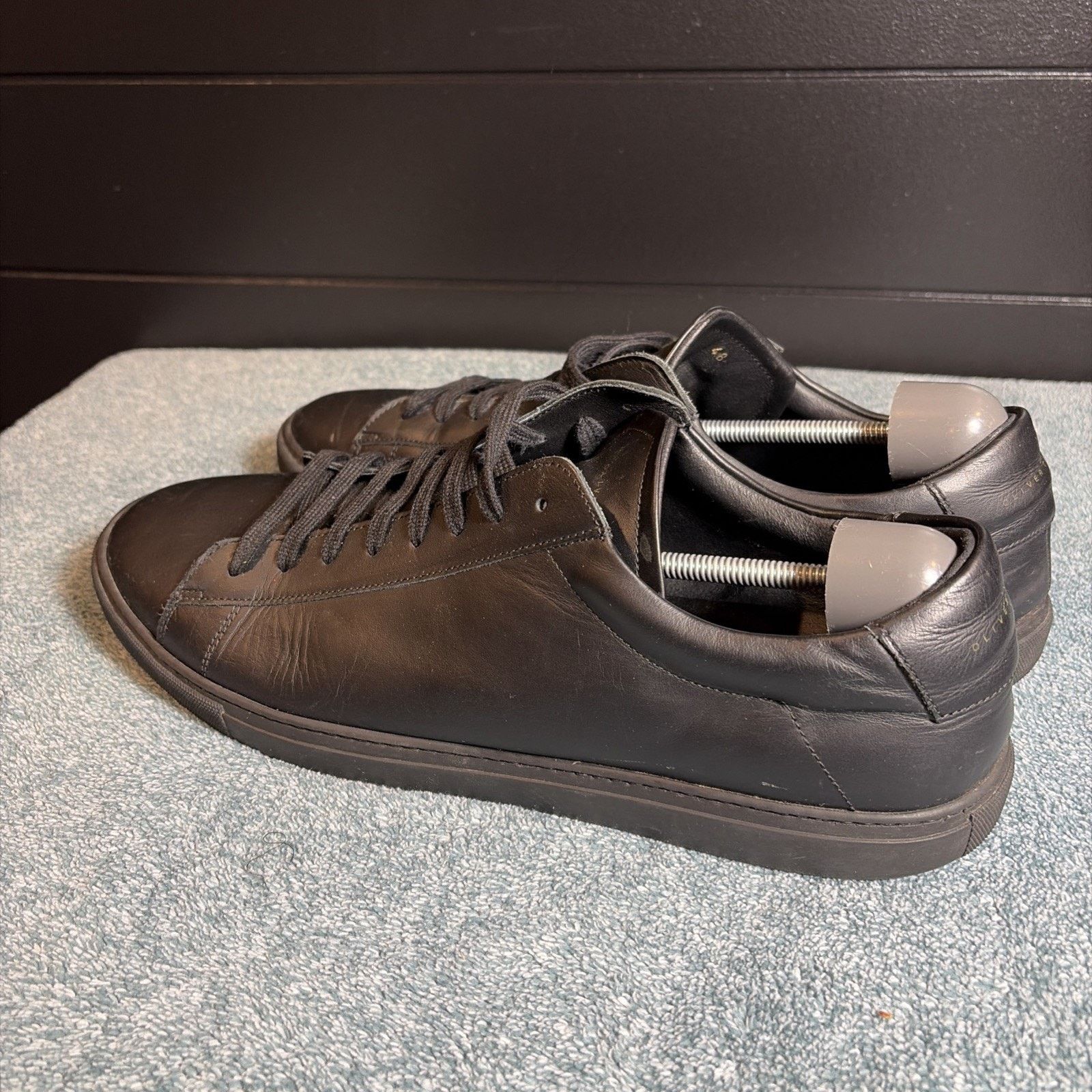 Vintage OLIVER CABELL Shoes 15 EU 48 Leather Low 1 Sneakers Italy Size US 15 / EU 48 - 2 Thumbnail