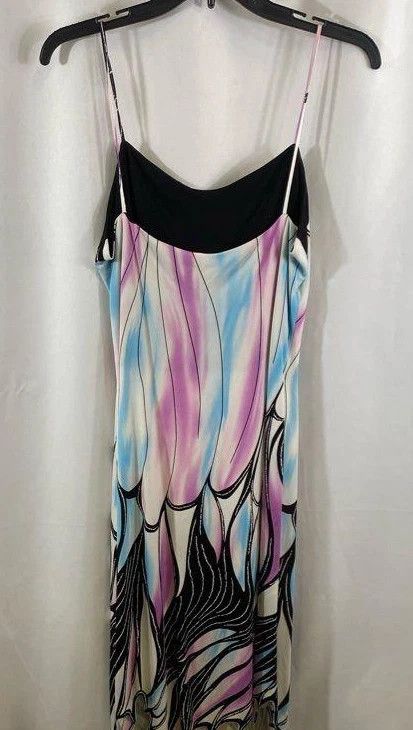 Yigal Azrouel Vintage YIGAL AZROUEL Pink & Blue Dragonfly Maxi Dress Size XS / US 0-2 / IT 36-38 - 1 Thumbnail