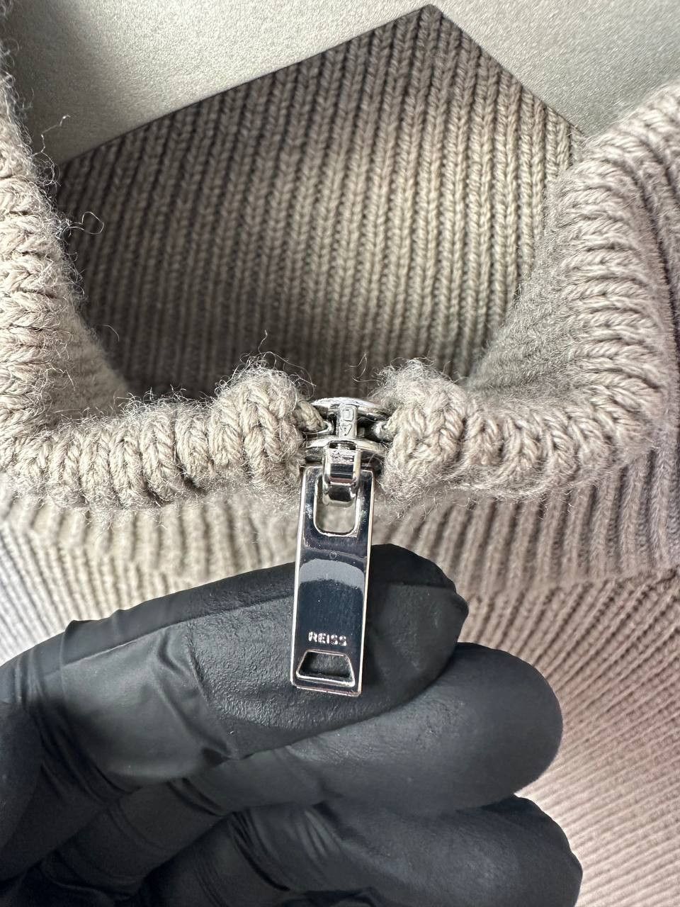Reiss Reiss Fort 1/4 Zip Knit Sweater Beige Long Sleeve Jumper Size US L / EU 52-54 / 3 - 10 Thumbnail