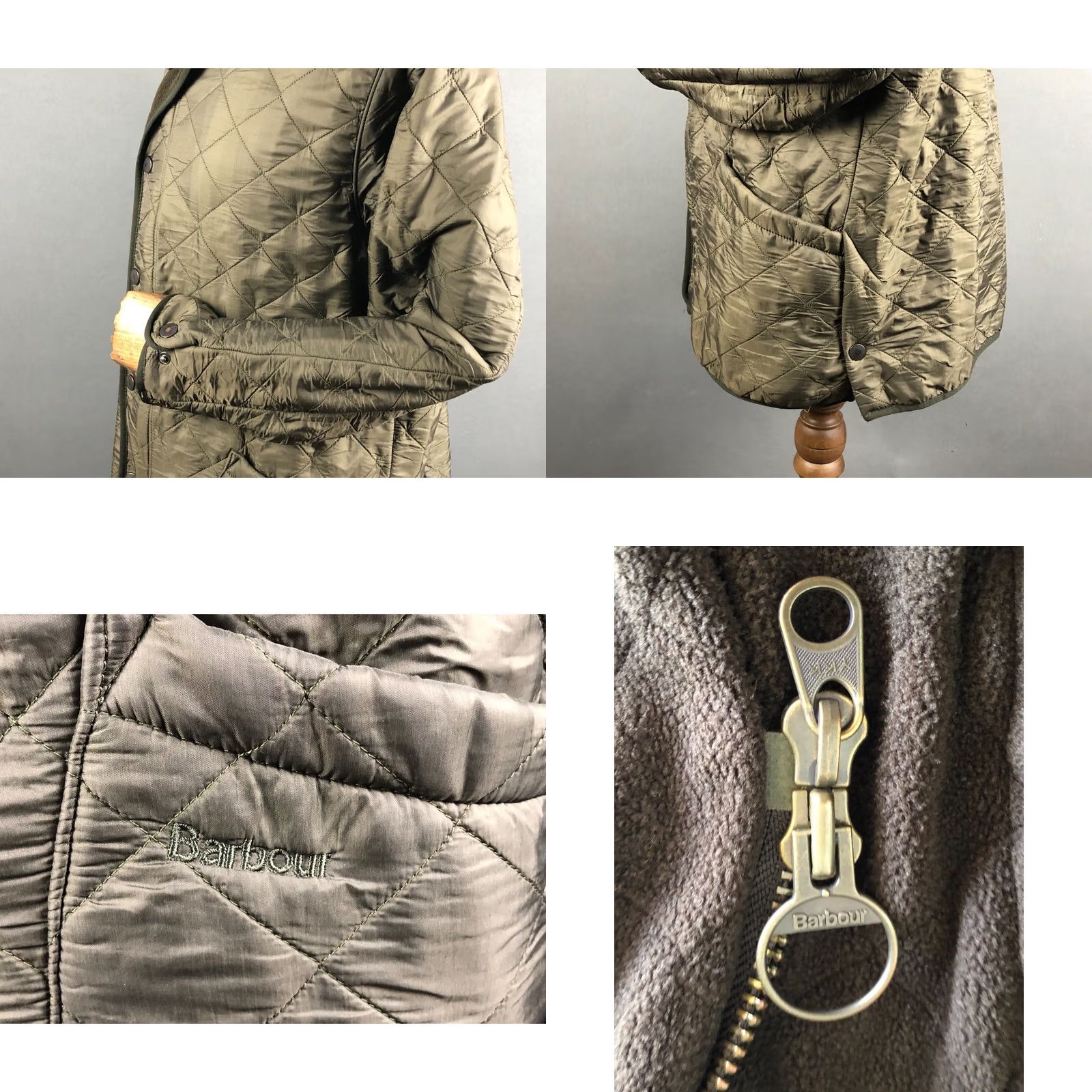 Barbour Barbour Full Zip Jacket Men L Green Nylon Quilted Barbour Size US L / EU 52-54 / 3 - 8 Thumbnail