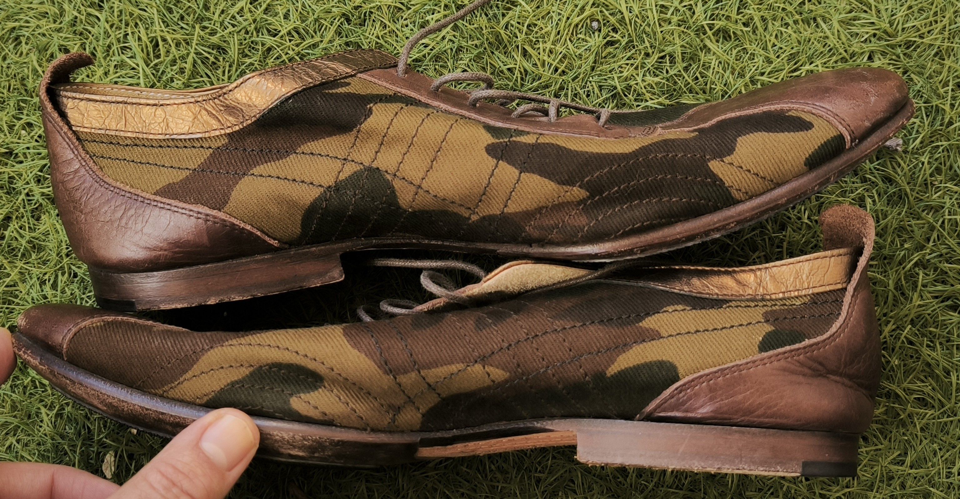 Yohji Yamamoto Yohji Yamamoto x Hiromu Takahara FEMME Camouflage Sneakers Size US 6 / IT 36 - 5 Thumbnail