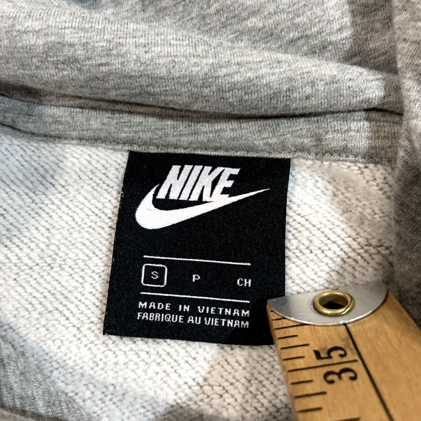 Nike Nike Women’s Hoodie Dress Gray Long Sleeve Fleece Oversized Pullover with Hood, Drawstring, Pockets, Size S Size S / US 4 / IT 40 - 3 Thumbnail
