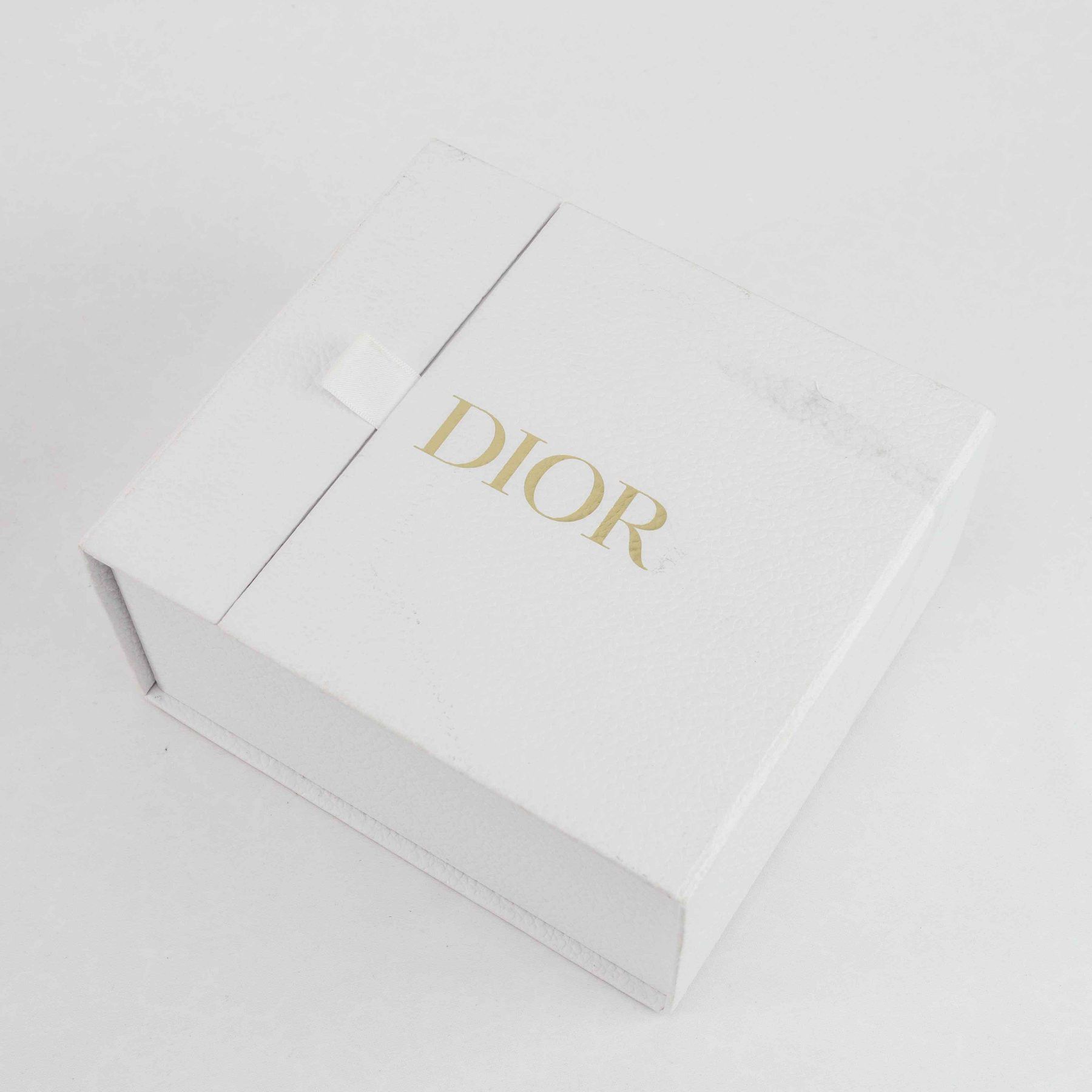 CHRISTIAN DIOR Lambskin Cannage Micro Lady Dior Vanity Case