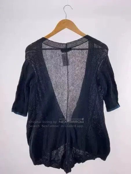 Yohji Yamamoto Y's Yohji Yamamoto Black Lightweight Knit Sweater. Size US S / EU 44-46 / 1 - 2 Thumbnail