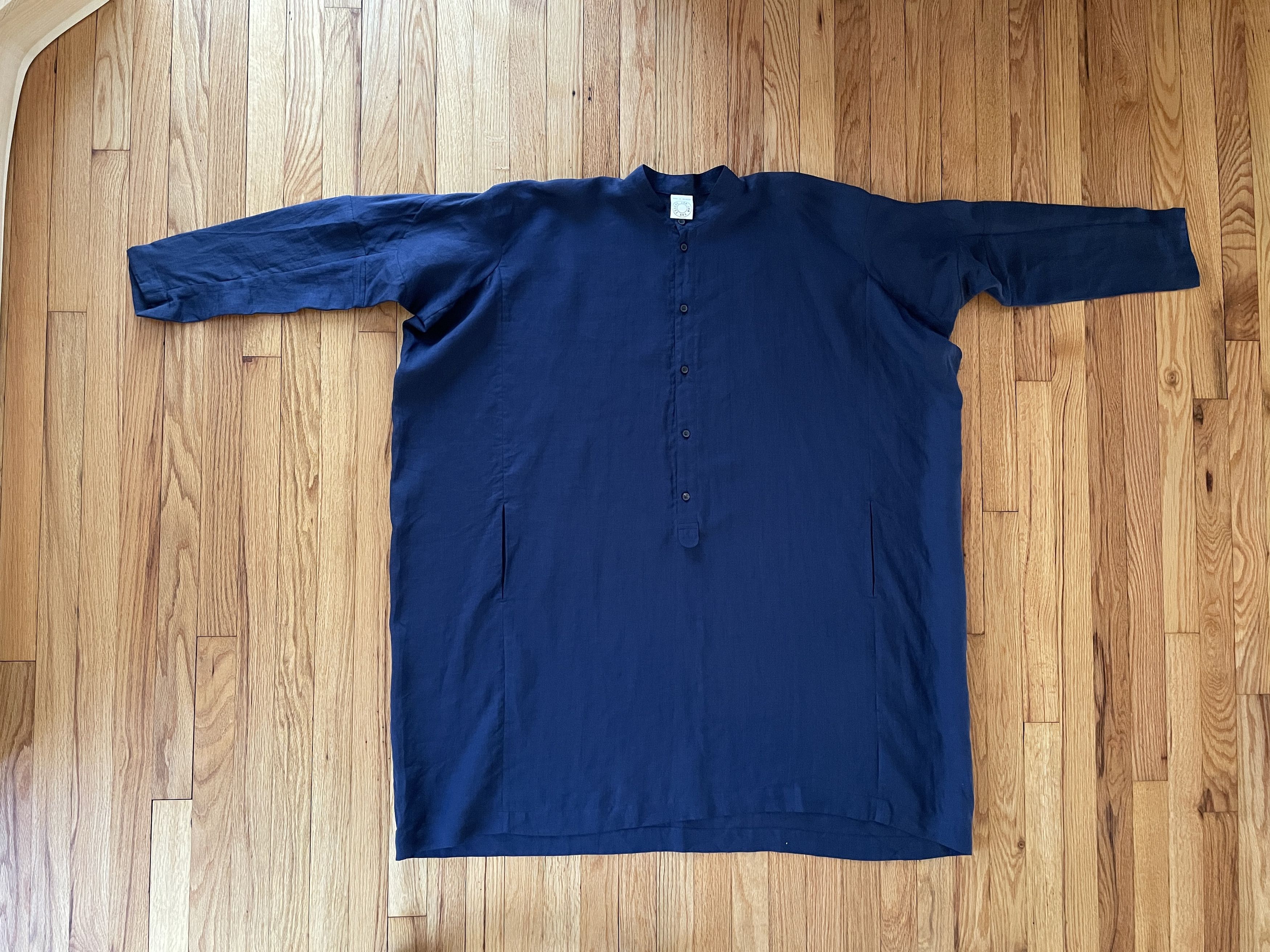 Jan Jan Van Essche Blue Long Shirt Tunic Style- Collection 6 Size US S / EU 44-46 / 1 - 1 Thumbnail