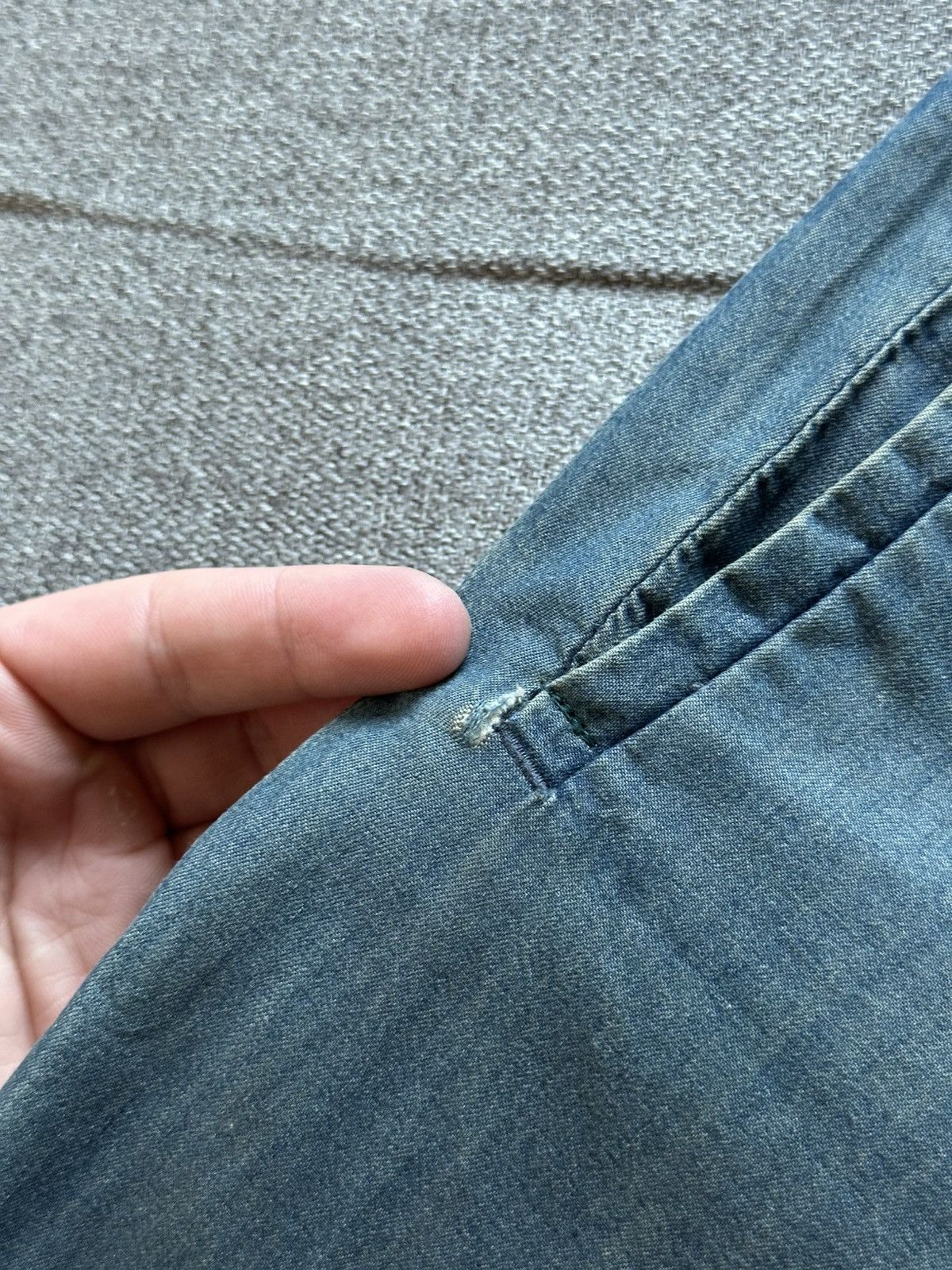 Prada Prada vintage 2000's indigo blue faded pants Size US 34 / EU 50 - 5 Thumbnail