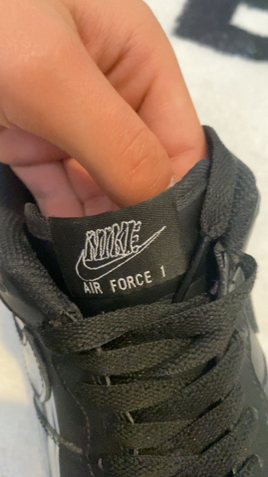 Nike Air Force 1 Skeleton Black Size US 7.5 / EU 40-41 - 6 Thumbnail