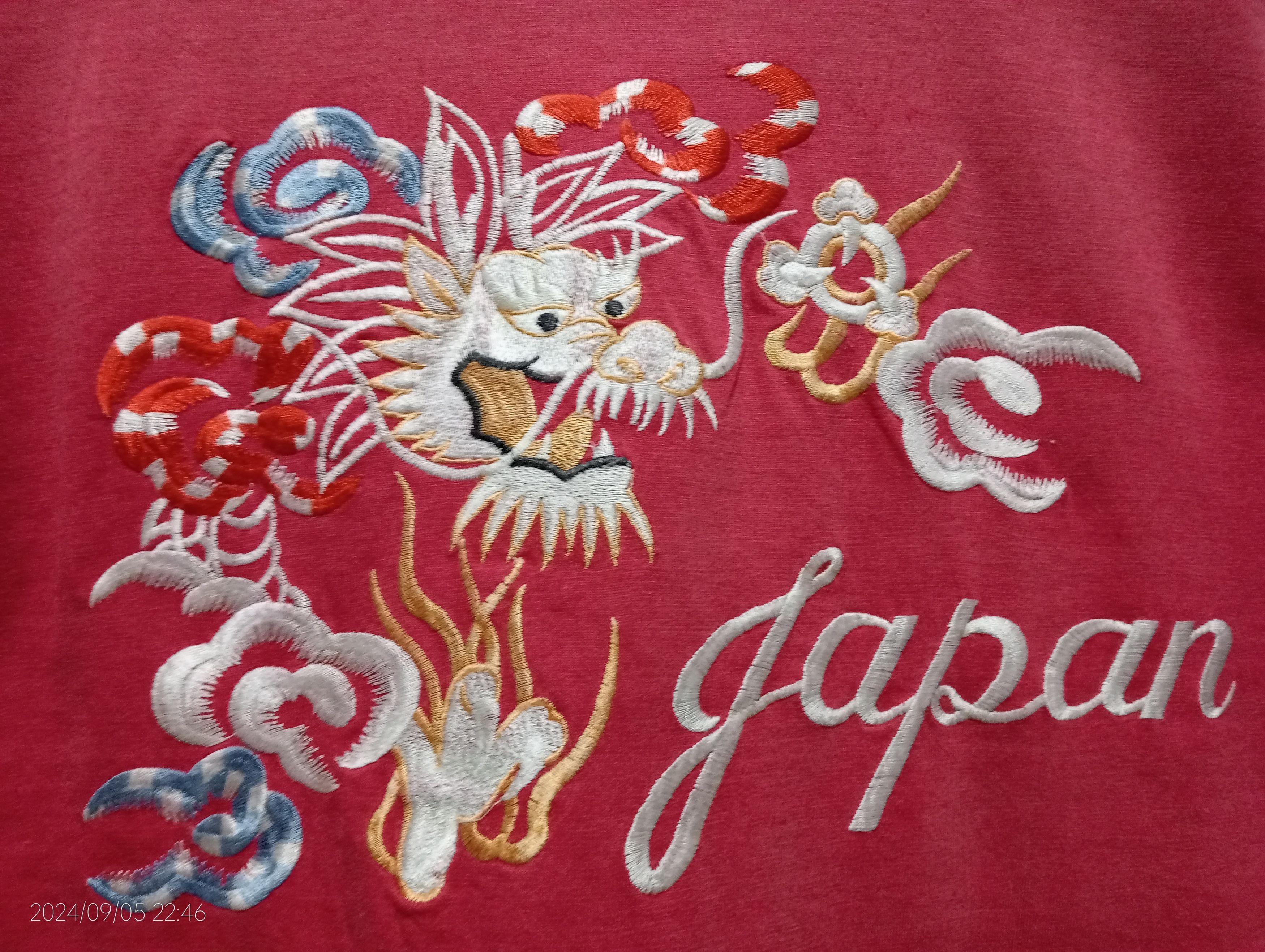 Japanese Brand Vintage Sukajan Japan Embroidery Tee Very Rare Size US M / EU 48-50 / 2 - 3 Thumbnail