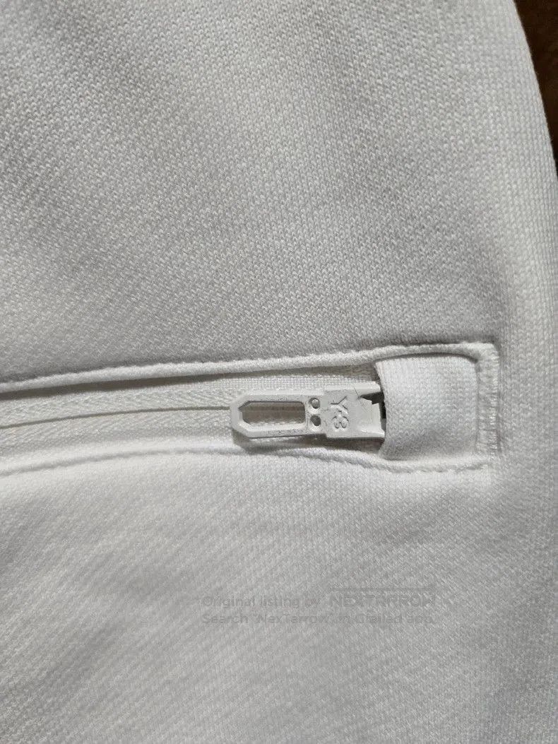 Y-3 Y-3 White Drawstring Shorts. Size US 43 - 4 Thumbnail