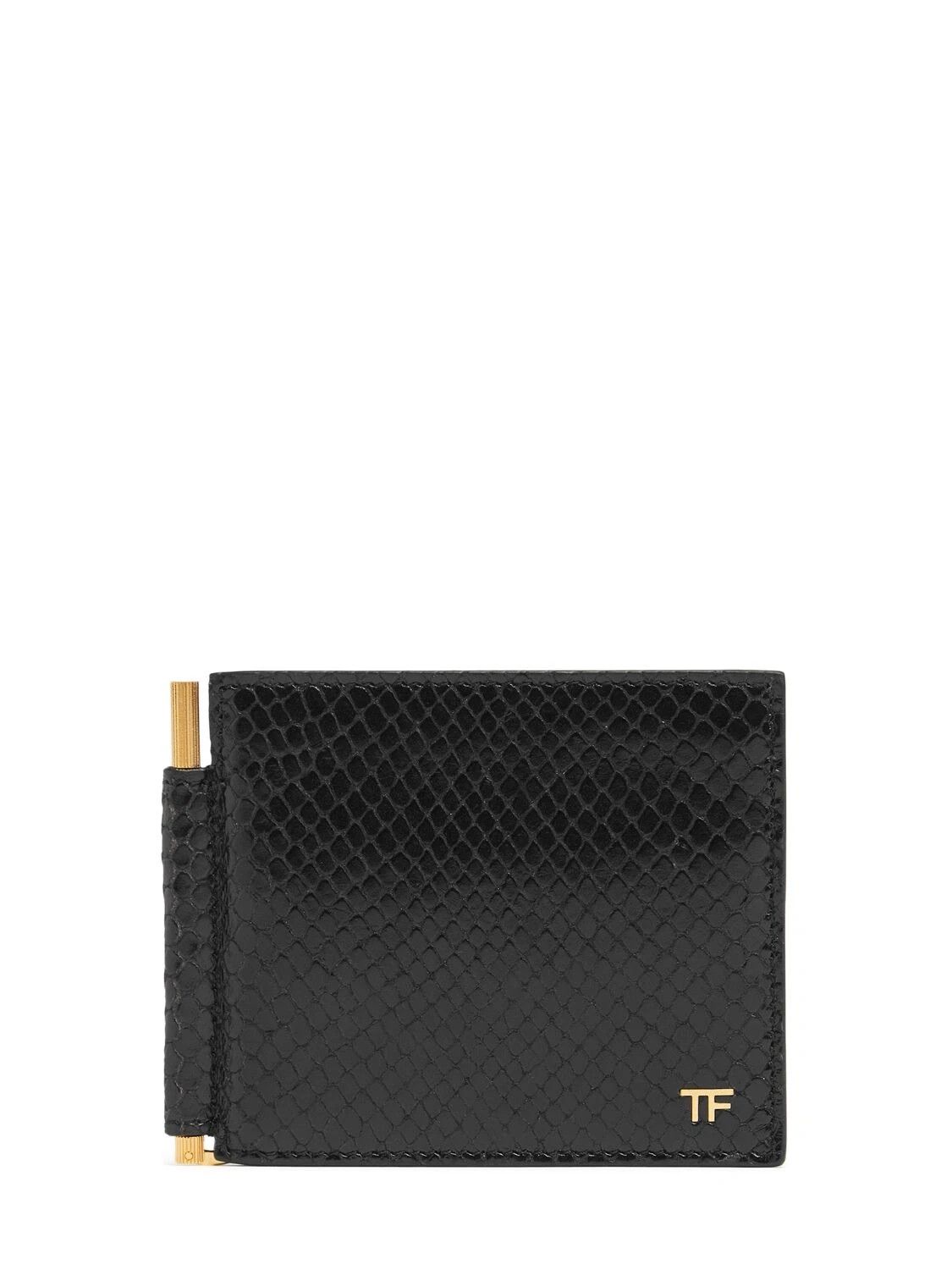 Tom Ford TOM FORD $690 Black Leather Wallet New & Authentic Size ONE SIZE - 1 Thumbnail