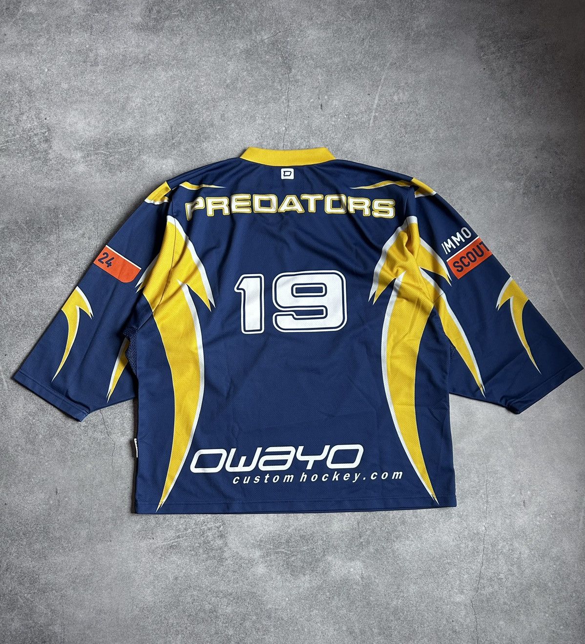 NHL × Vintage Vintage OWAYO Predator 🐆 jersey 19 big logo Size US XL / EU 56 / 4 - 2 Thumbnail