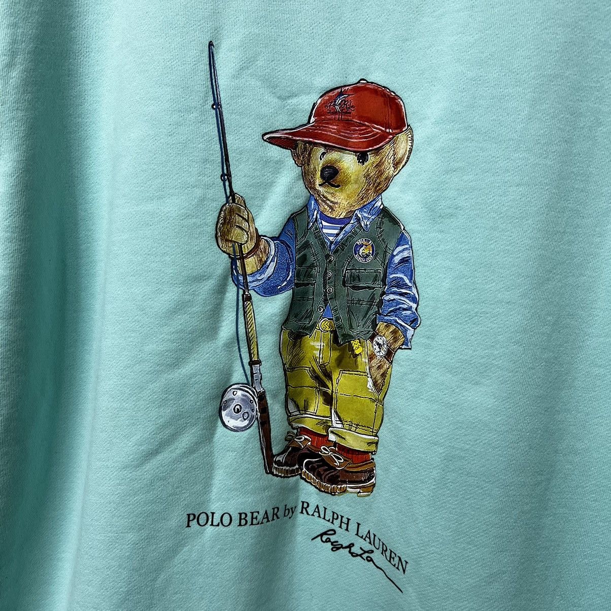 Polo Ralph Lauren Polo Ralph Lauren Fishing Bear Crew Neck Sweatshirt NEW NWT Size US XL / EU 56 / 4 - 10 Thumbnail