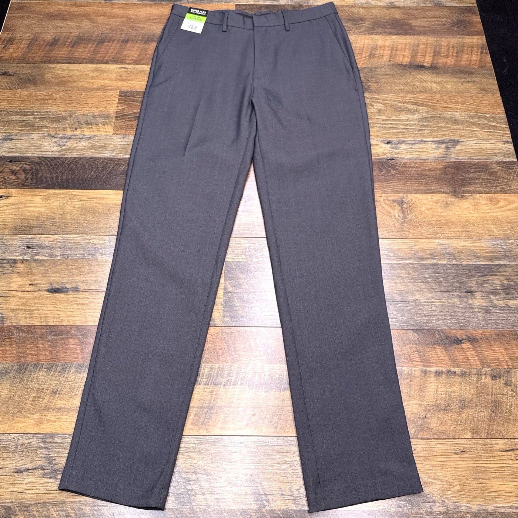 Kenneth Cole Kenneth Cole Performance Pants Mens 32x34 Gray Slim Fit Techni Super Flex New Size US 32 / EU 48 - 2 Thumbnail