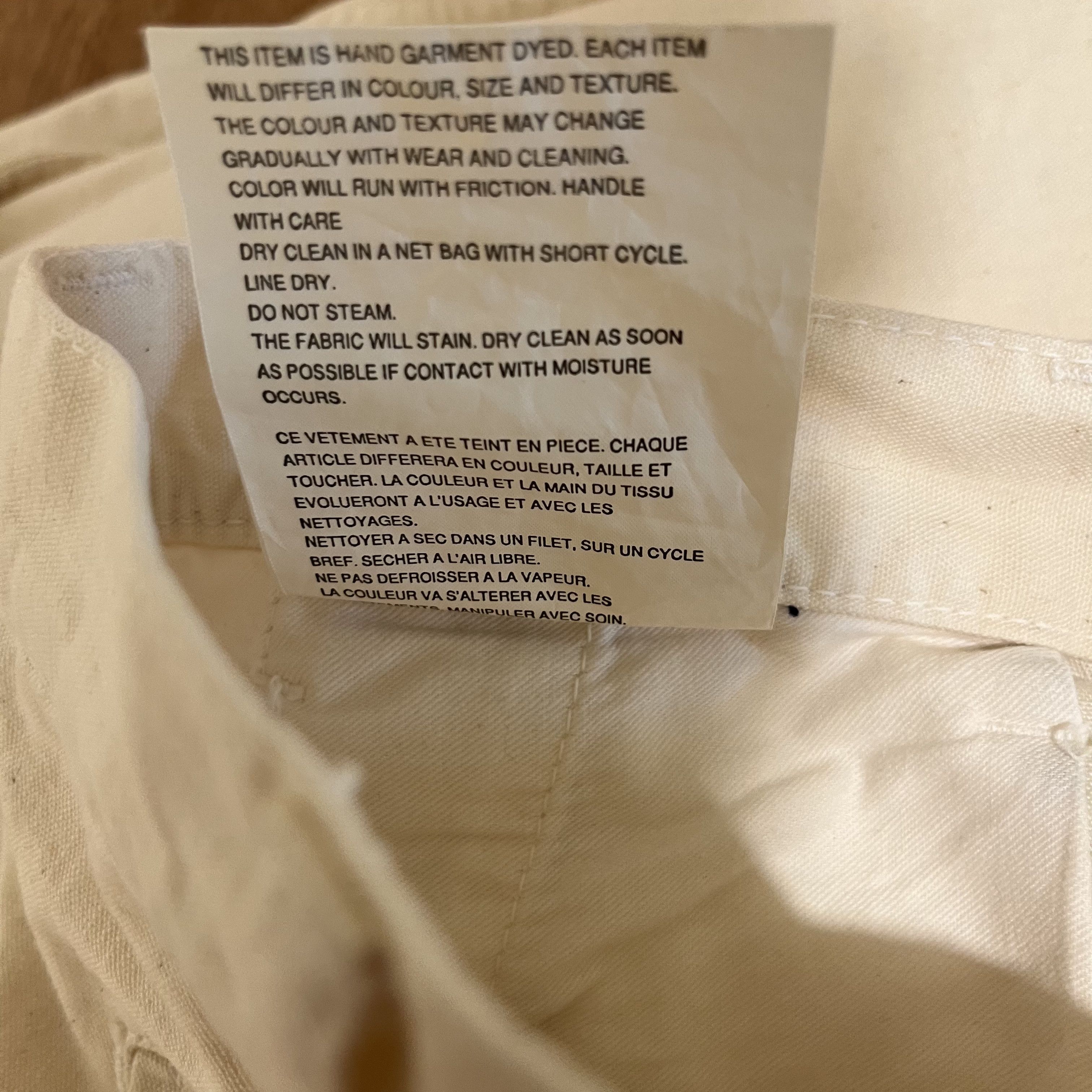 Comme des Garcons Homme Comme des Garçons Homme Linen 2003 Suit Set Size 36S - 16 Thumbnail
