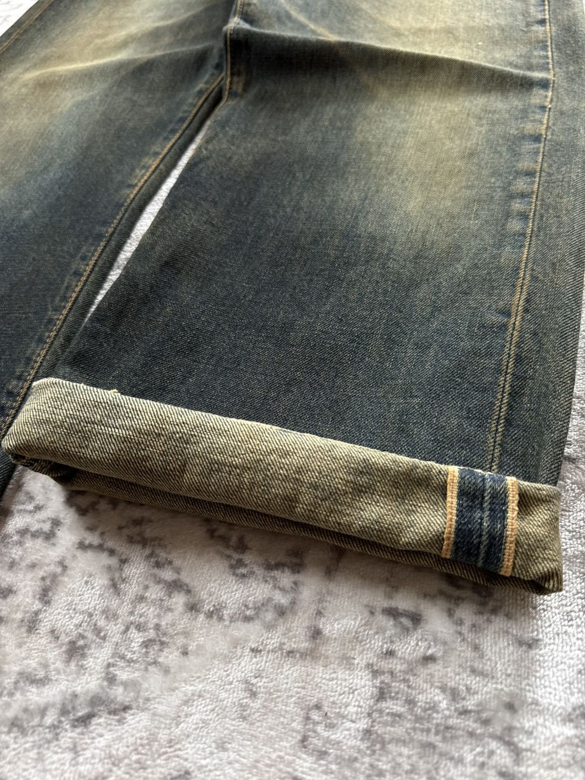 Levi's Vintage LEVIS Big E Lot 503B Mud Wash Baggy Selvedge Jeans Size US 32 / EU 48 - 2 Thumbnail