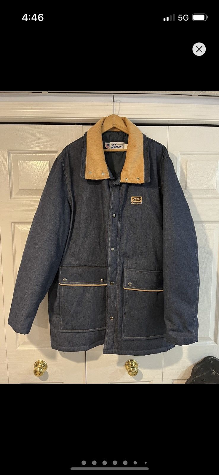 Carhartt Denim Heavy Duty Canvas Jacket XXL Size US XXL / EU 58 / 5 - 1 Thumbnail