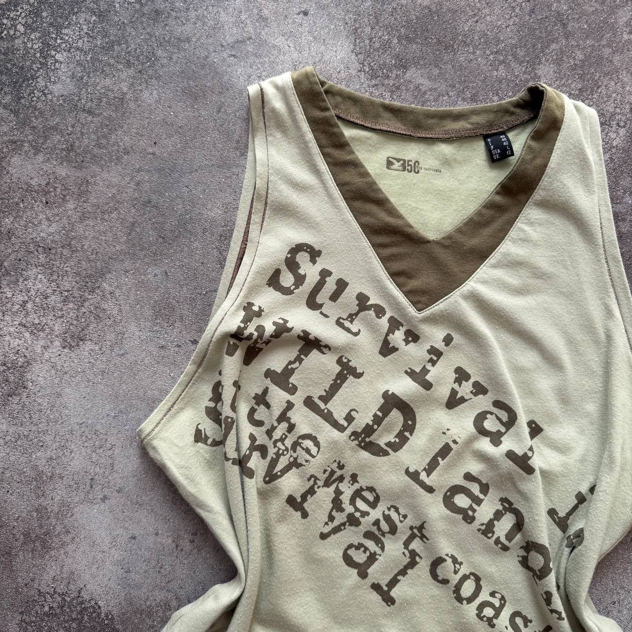 20471120 Y2K Vintage Avant Garde Tank Top Size L / US 10 / IT 46 - 3 Thumbnail