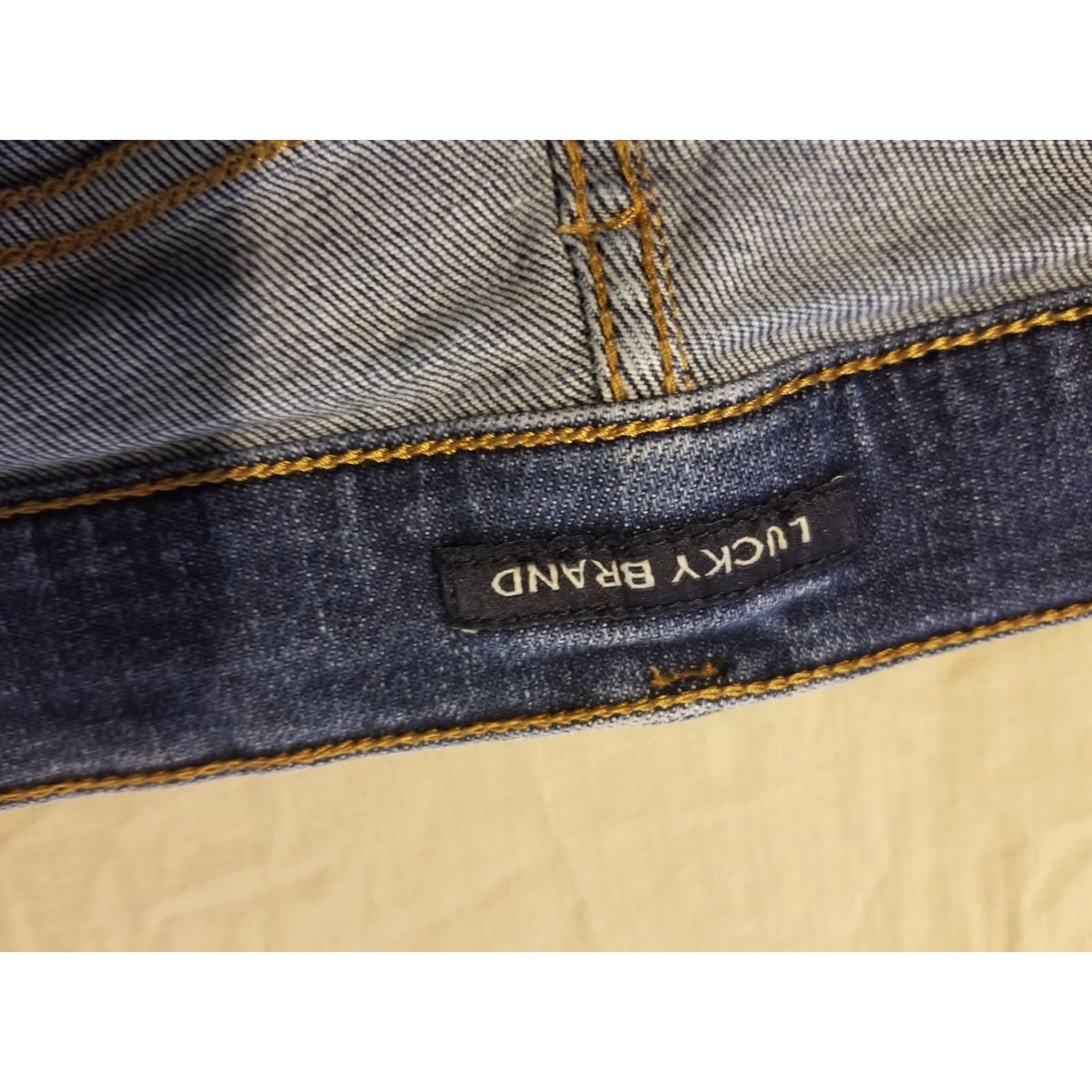 Lucky Brand Lucky Brand Jeans Mens 5-Pocket Denim Straight 32x30 33x30 Blue Cotton Zip Adjustable Regular Rise Mid Vintage No Size US 32 / EU 48 - 5 Thumbnail