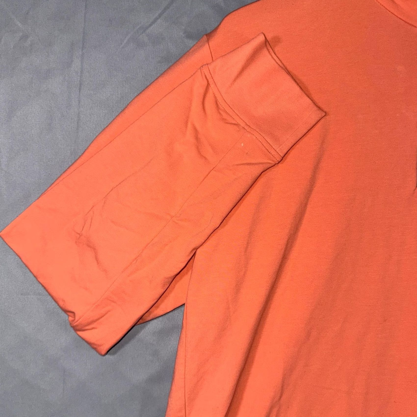Polo Ralph Lauren Polo Golf Ralph Lauren Mens L Orange Repellent 1/4 Zip Mock Neck Pullover Shirt Size US L / EU 52-54 / 3 - 7 Thumbnail