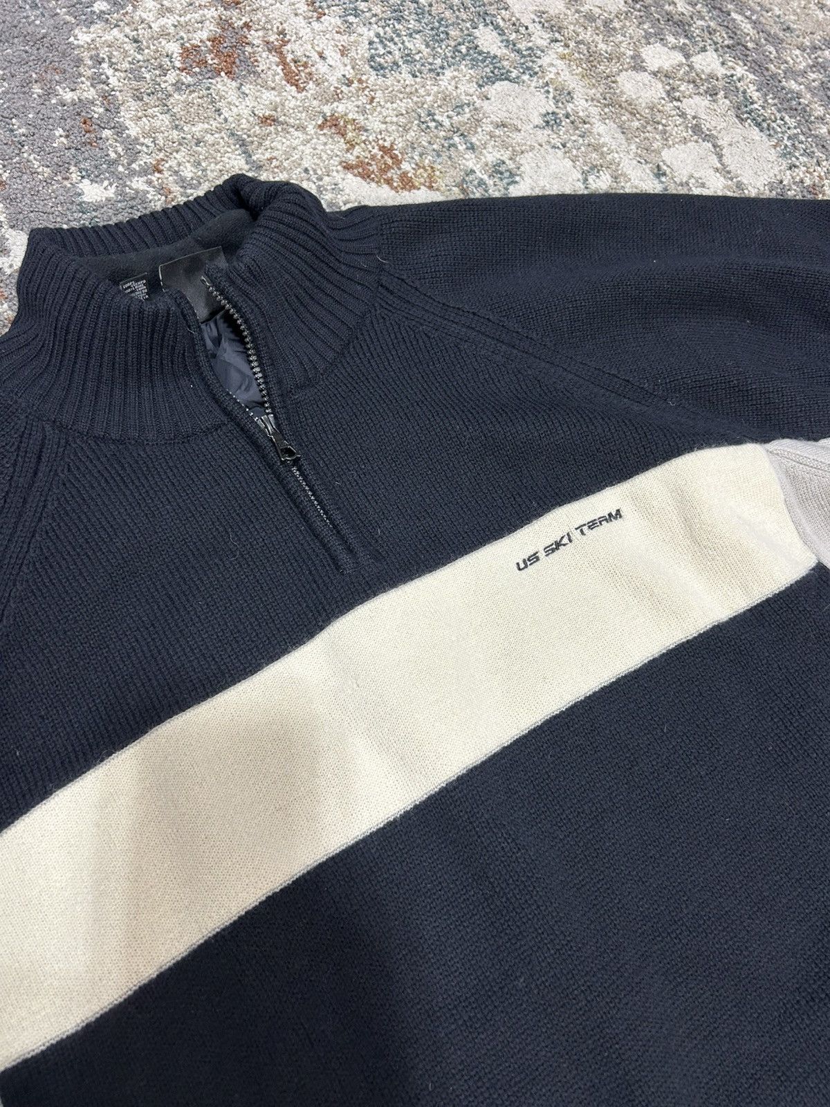 Vintage Y2K Tommy Hilfiger US Ski Team 1/4 Zip Pullover Fleece Size US XL / EU 56 / 4 - 2 Thumbnail