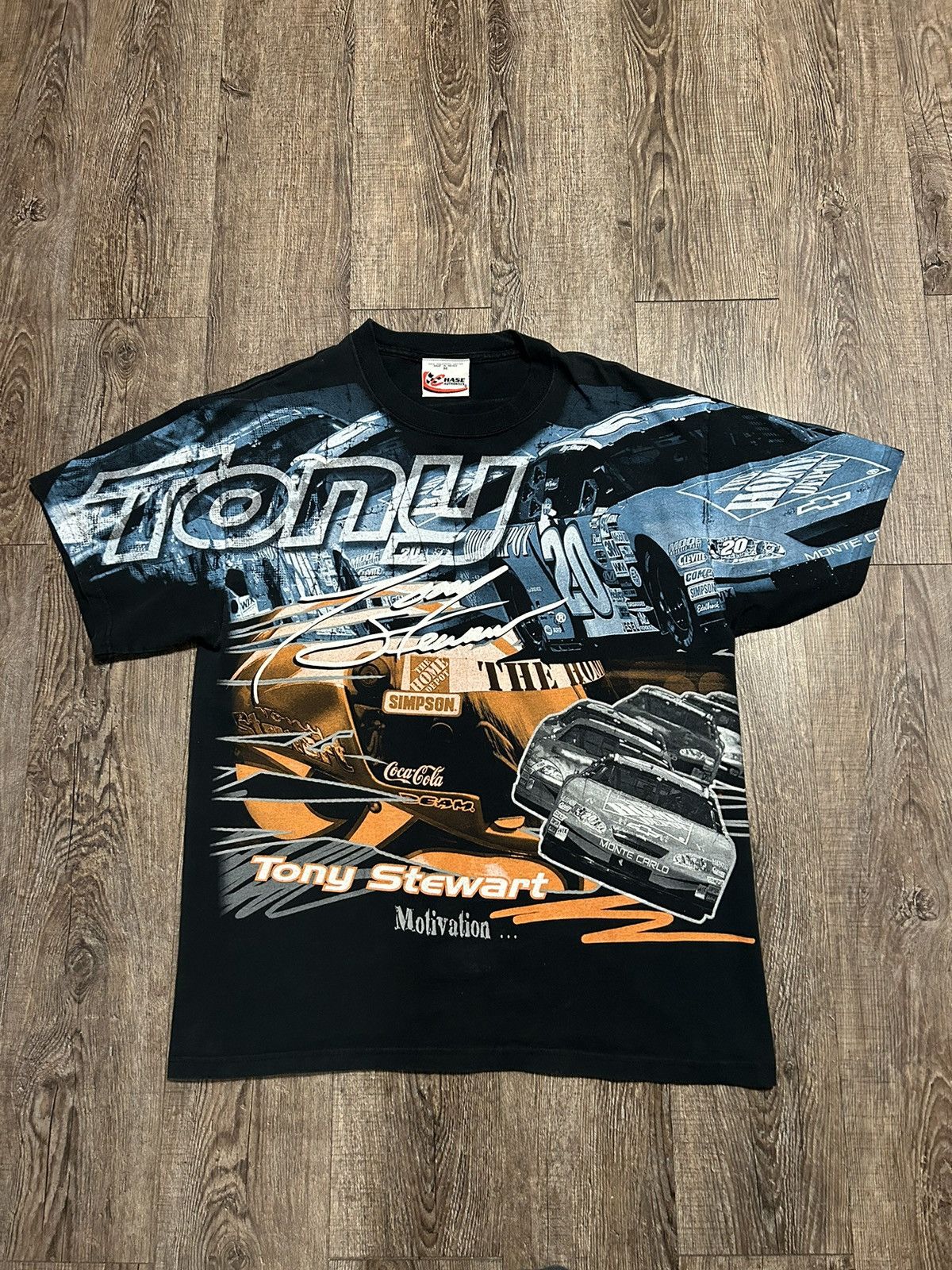 Chase Authentics Vintage AOP Chase Tony Stewart #20 All Over Print NASCAR Size US M / EU 48-50 / 2 - 2 Thumbnail