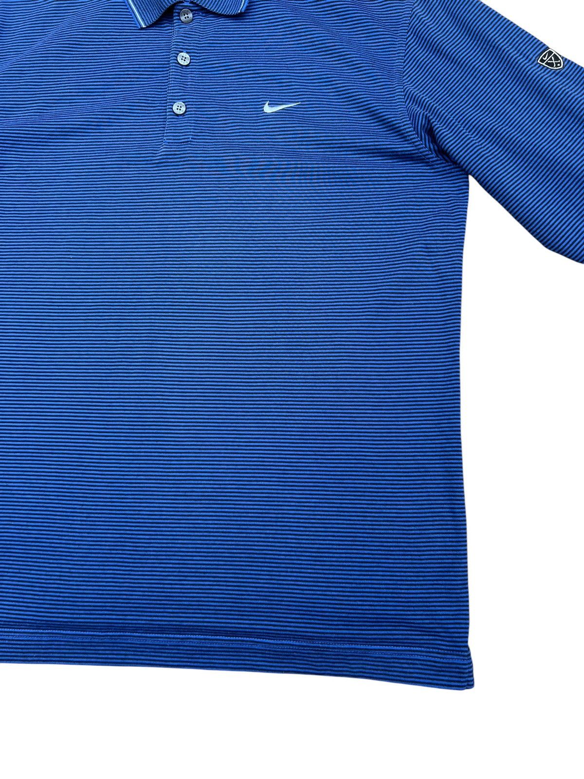 Nike Vintage Nike Golf Striped Long Sleeve Polo Shirt Dri - Fit Size US L / EU 52-54 / 3 - 9 Thumbnail
