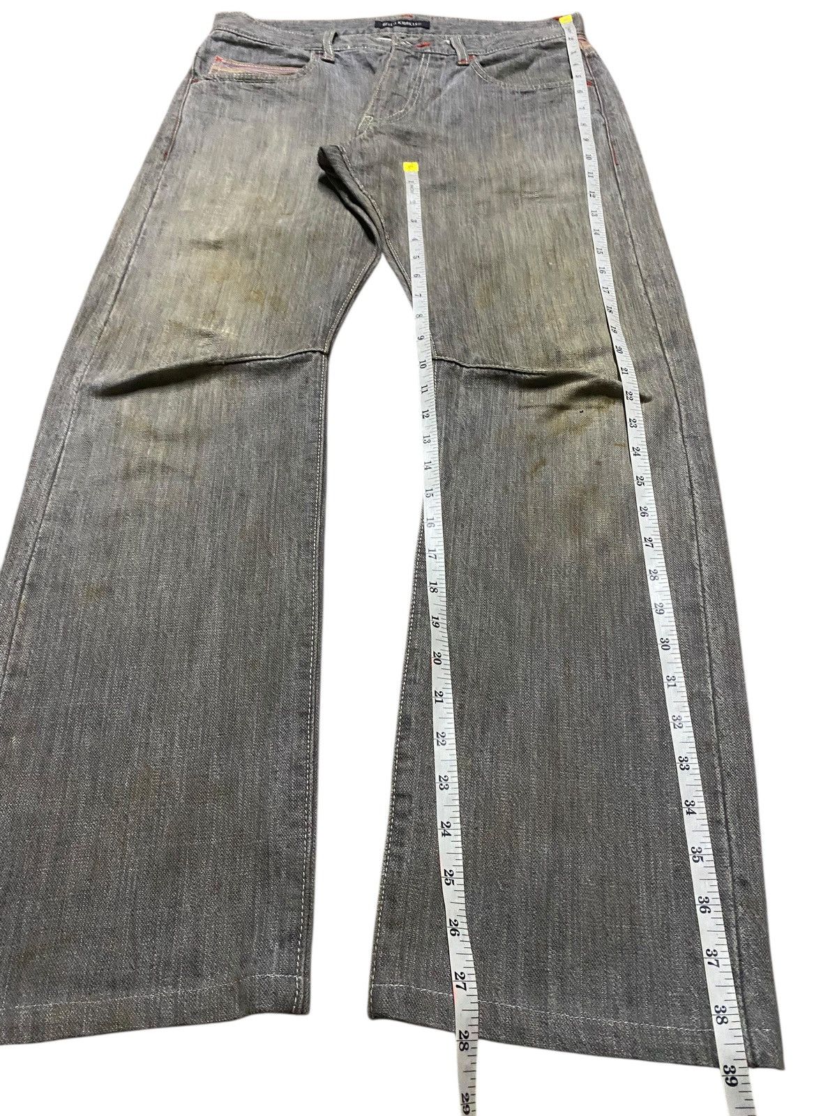 Le Grande Bleu (L.G.B.) Vintage Japanese Brand Wild Khakis Grunge Distressed Jeans Size US 32 / EU 48 - 15 Thumbnail