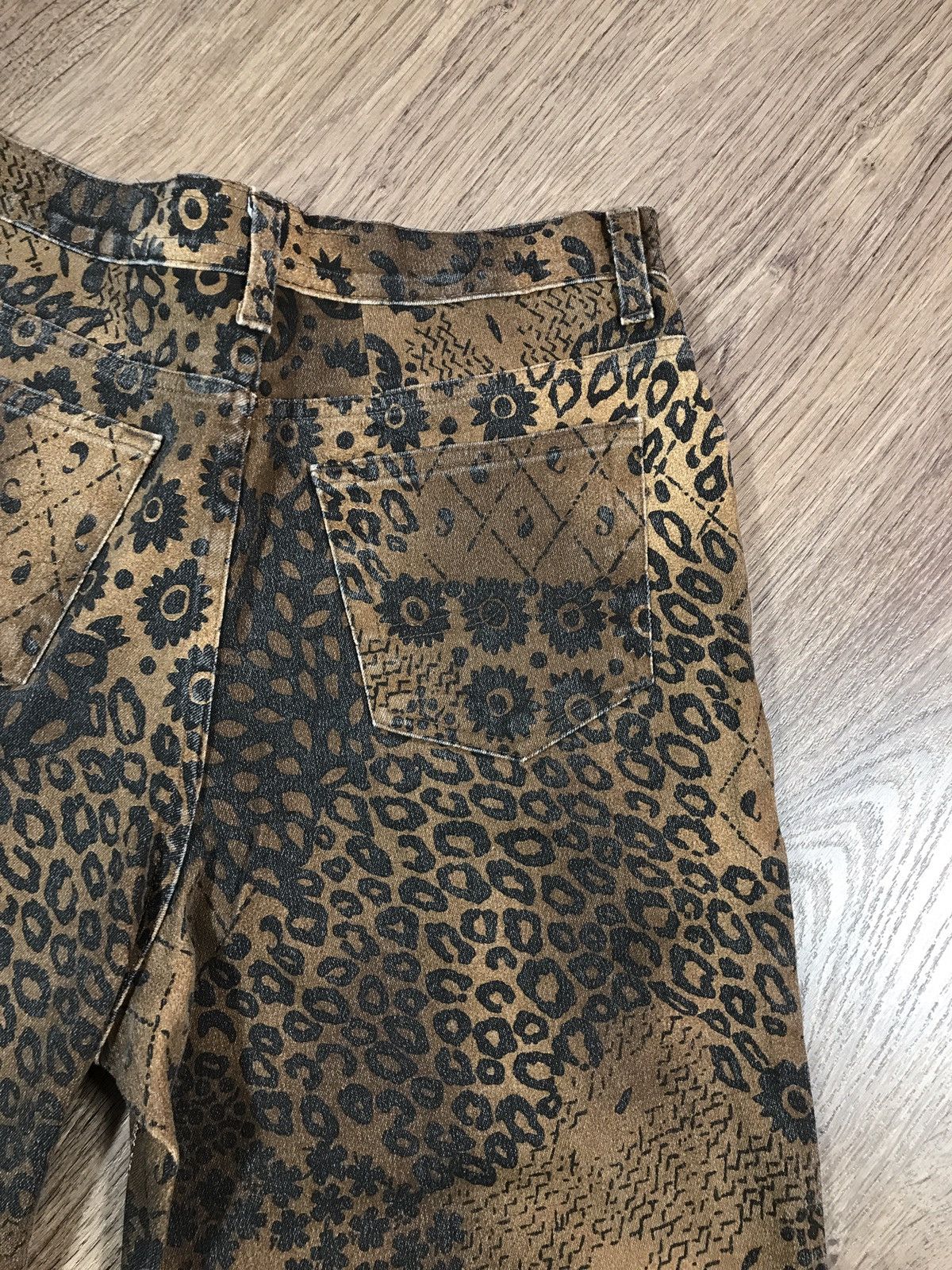 Vintage Vintage Luxury Designer Angelo Marani Print Pants Size 34" / US 12 / IT 48 - 13 Thumbnail