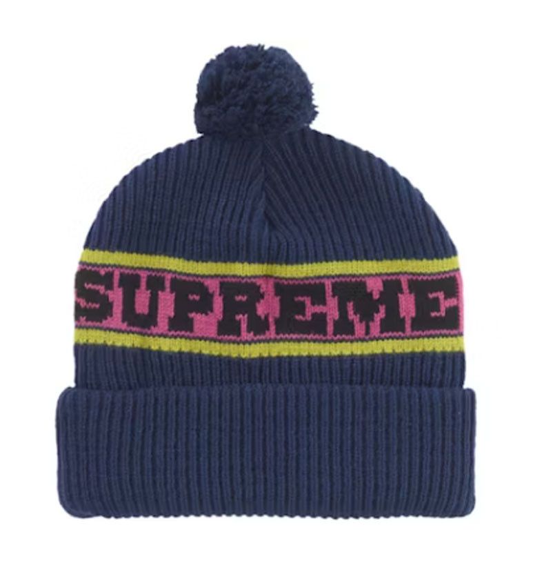Supreme Striped Beanie | Grailed