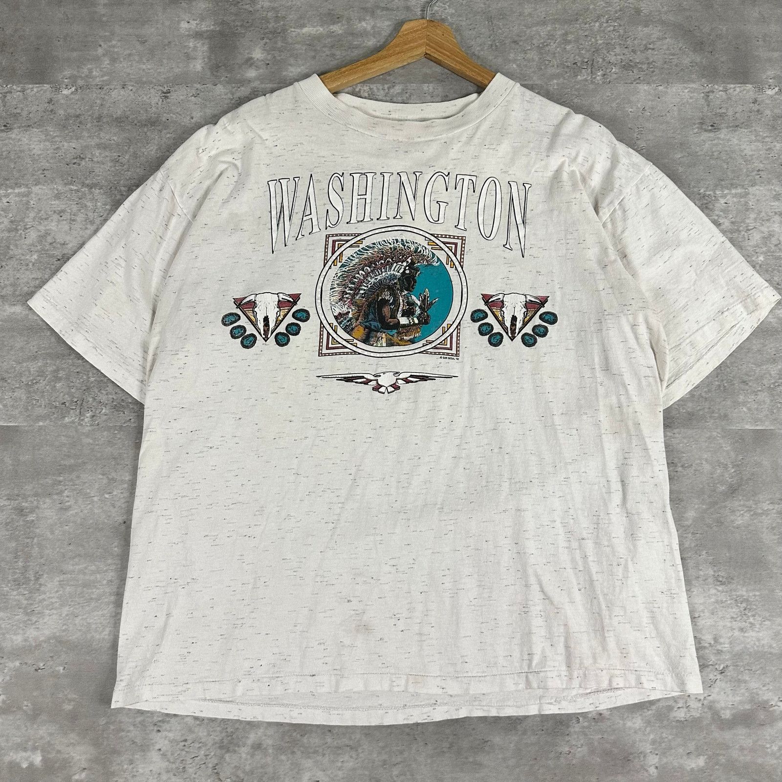 Vintage Vintage Washington T-shirt Size XL Size US XL / EU 56 / 4 - 1 Thumbnail