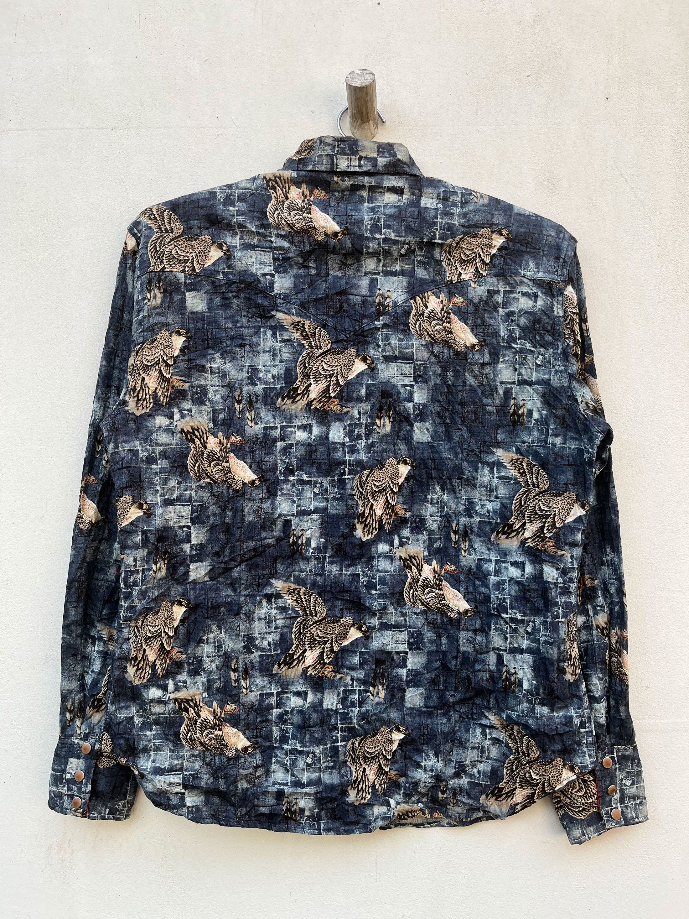 Eternal × Japanese Brand Eternal Japan Full Printed Eagles Western Pearl Snap Shirt Size US M / EU 48-50 / 2 - 4 Thumbnail