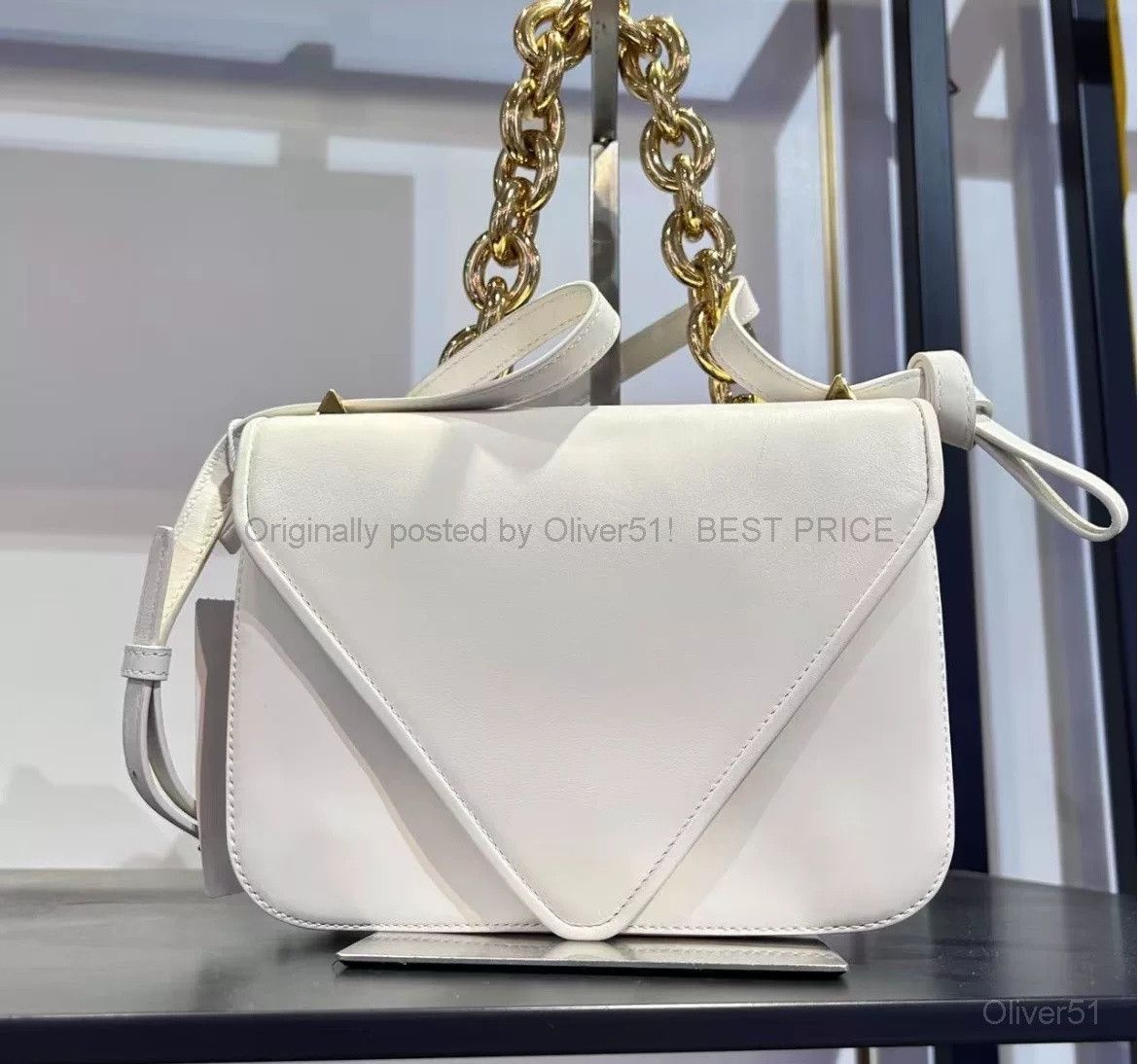 Bottega Veneta Bottega Veneta Mount White Envelope Bag WYYH19/2610 Size ONE SIZE - 1 Preview