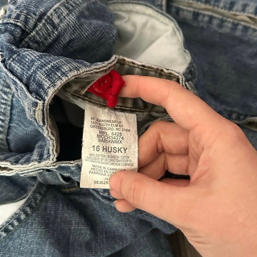 Other no brand cargo jeans blue green boys 16 Size 38" / US 16 / IT 52 - 3 Thumbnail