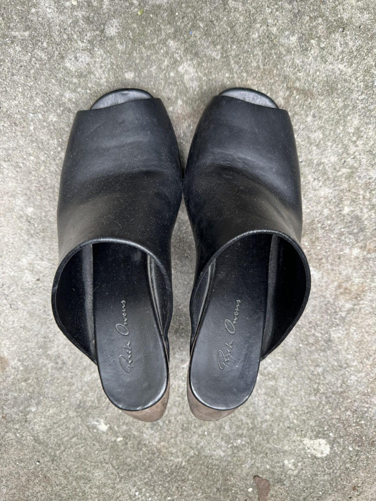 Rick Owens studded wedge clogs Size US 8 / IT 38 - 4 Thumbnail
