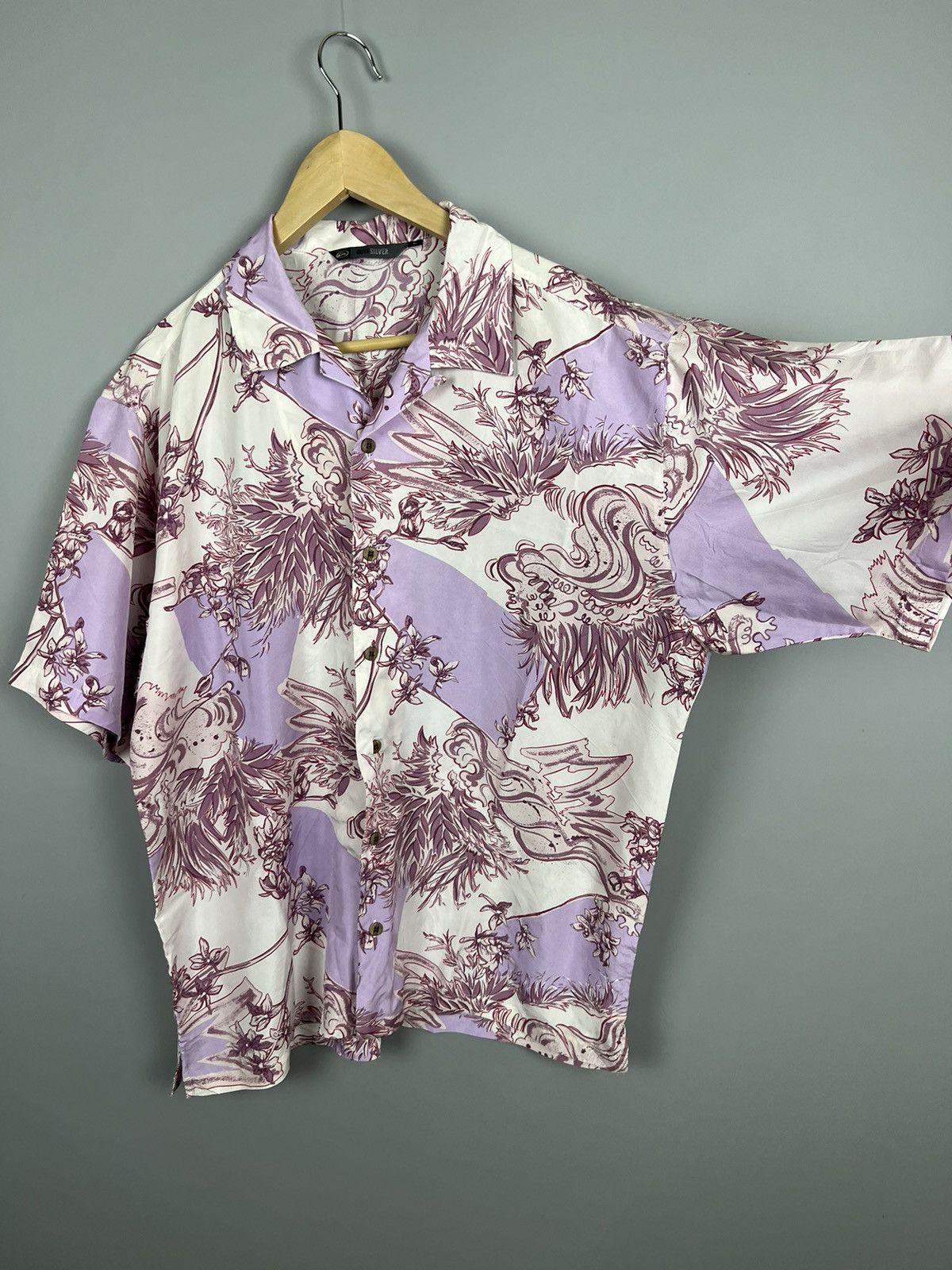 Quiksilver Quicksilver Hawaiian silk shirt button up floral print Rare Size US L / EU 52-54 / 3 - 4 Thumbnail