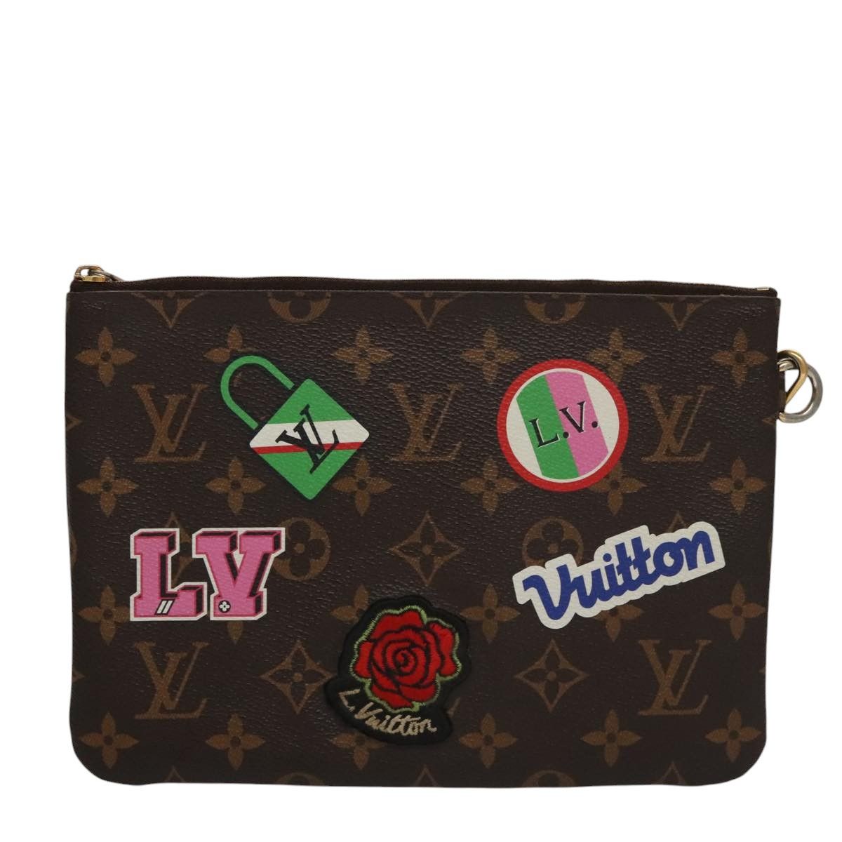 Louis Vuitton City Brown Canvas Clutch Bag (Pre-Owned) Size ONE SIZE - 1 Thumbnail