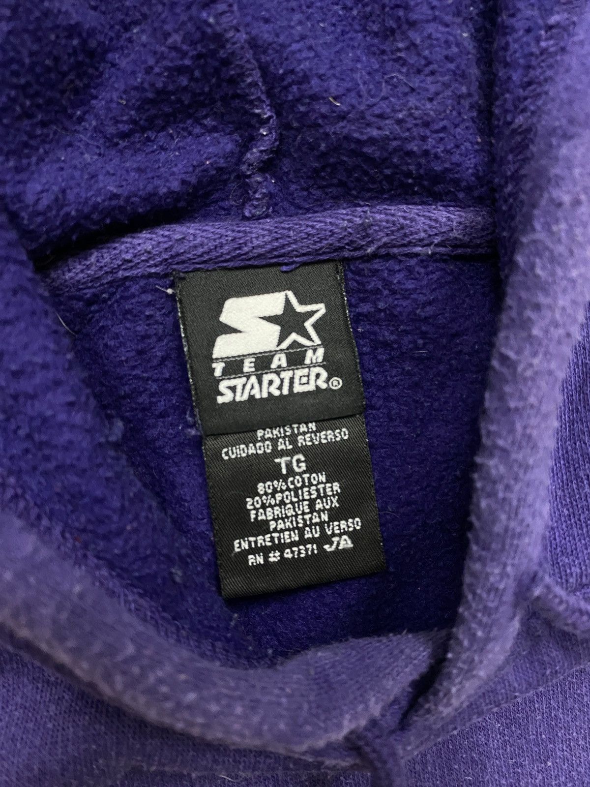 Starter × Vintage Vintage 90s Starter Kansas State University Pullover Hoodie Size US XL / EU 56 / 4 - 9 Thumbnail