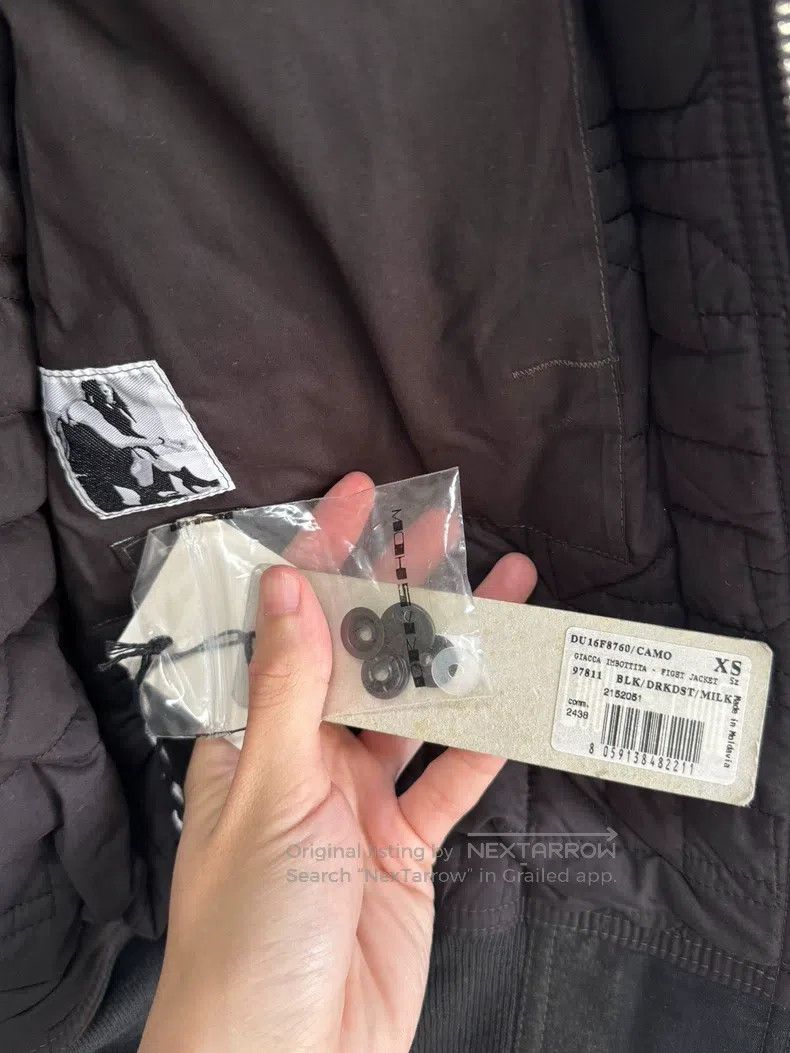 Rick Owens Rick Owens Fall/Winter 2016 Camouflage Splash Bomber Jacke Size US XS / EU 42 / 0 - 4 Thumbnail