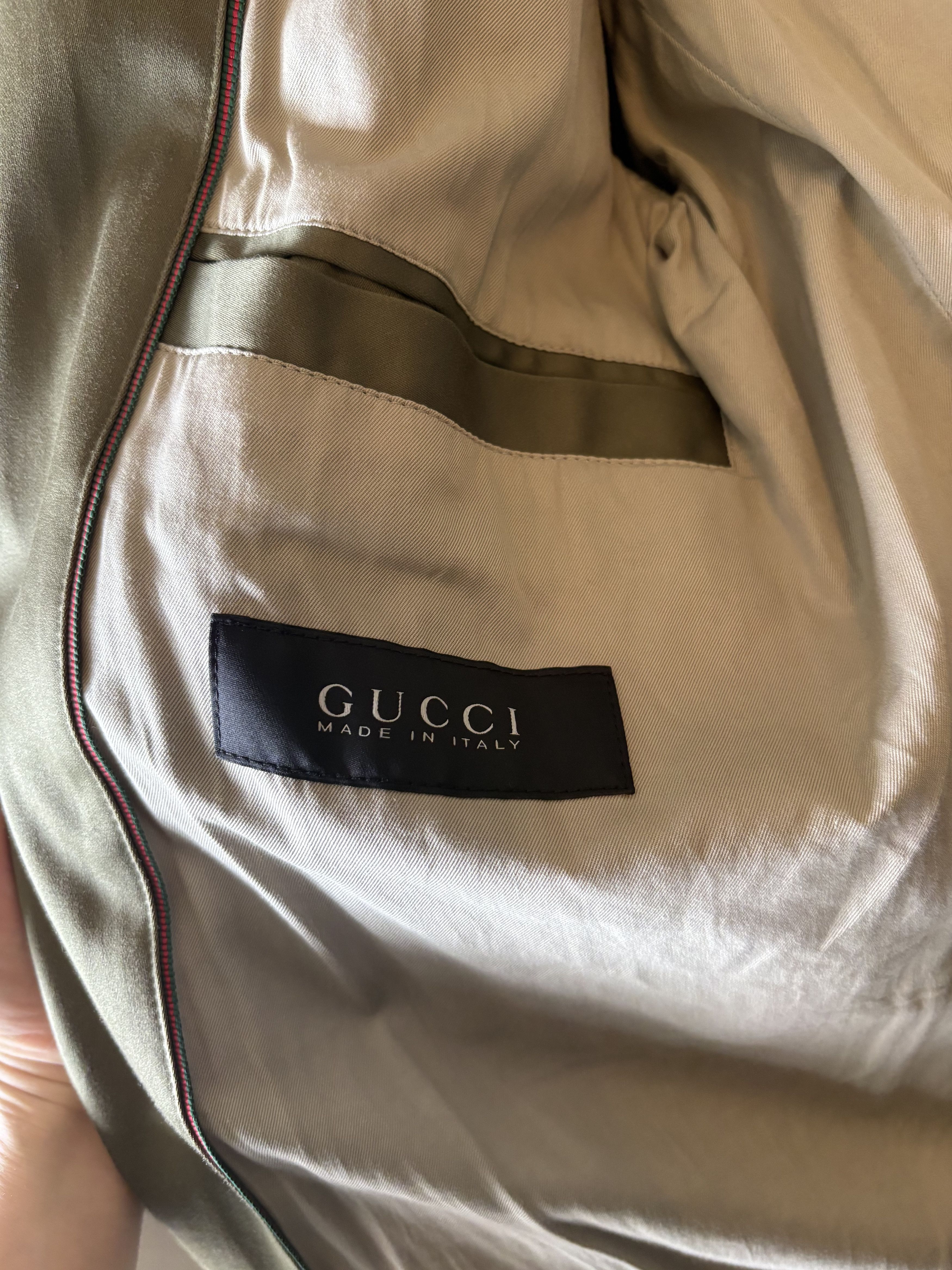Gucci Gucci 2010 Green Belstaff Style Jacket Size US M / EU 48-50 / 2 - 3 Thumbnail