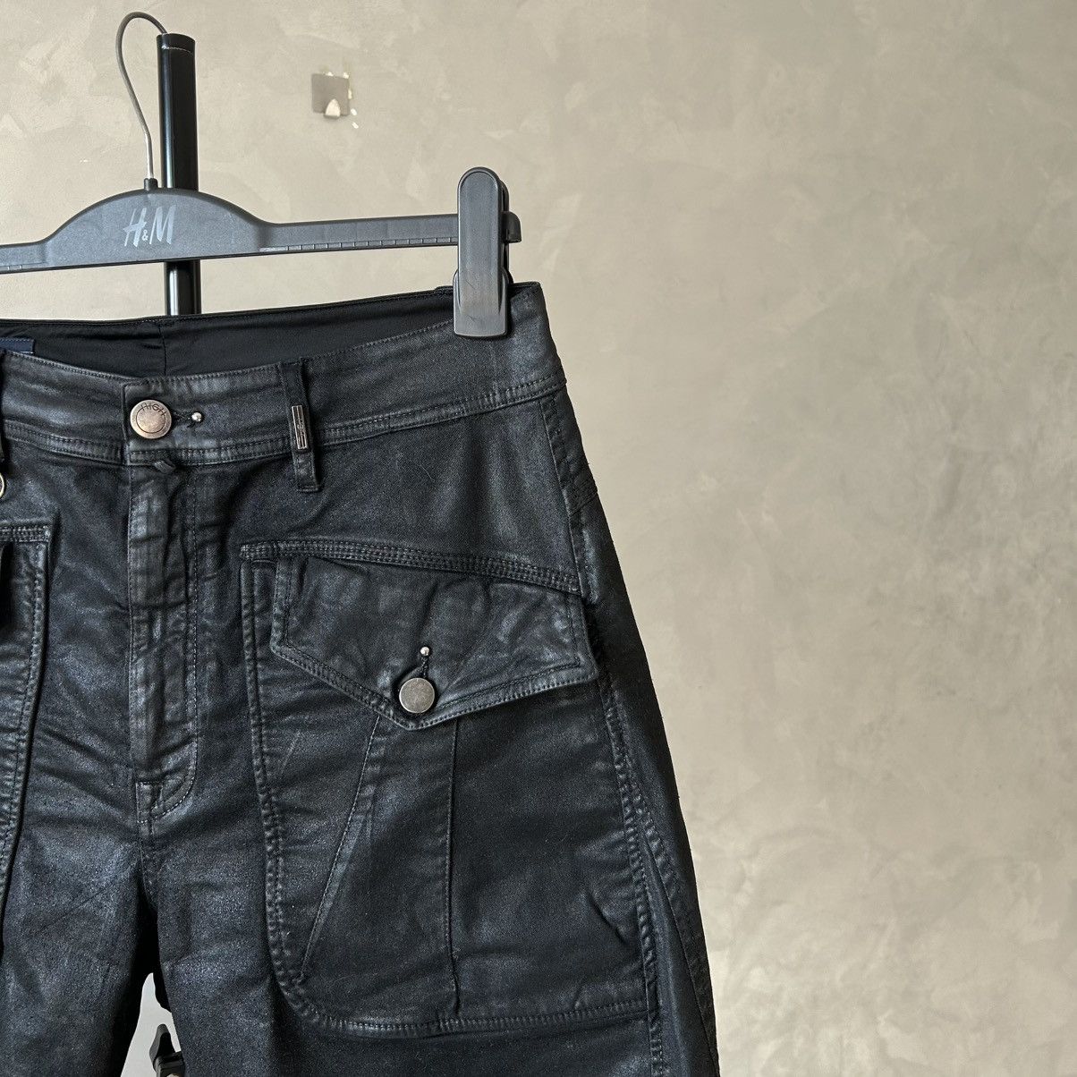 Other HIGH Use By Claire Campbell Avantgarde Waxed Cargo Pants Size US 32 / EU 48 - 9 Thumbnail