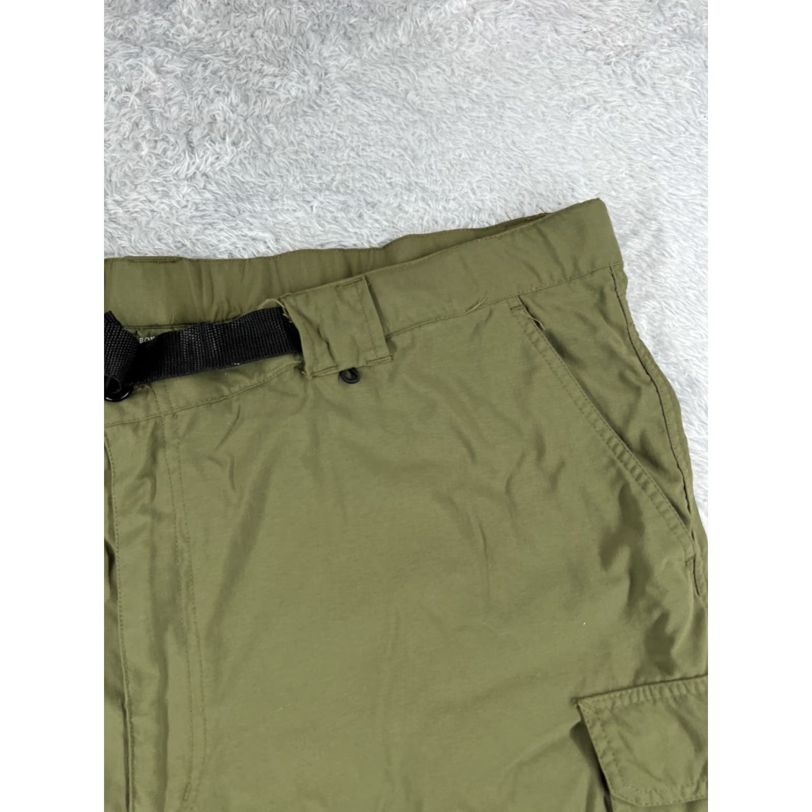 Vintage VINTAGE Boy Scouts Shorts Men XL Green Nylon Cargo Switchback Belted 42x8 READ Size US 36 / EU 52 - 5 Thumbnail