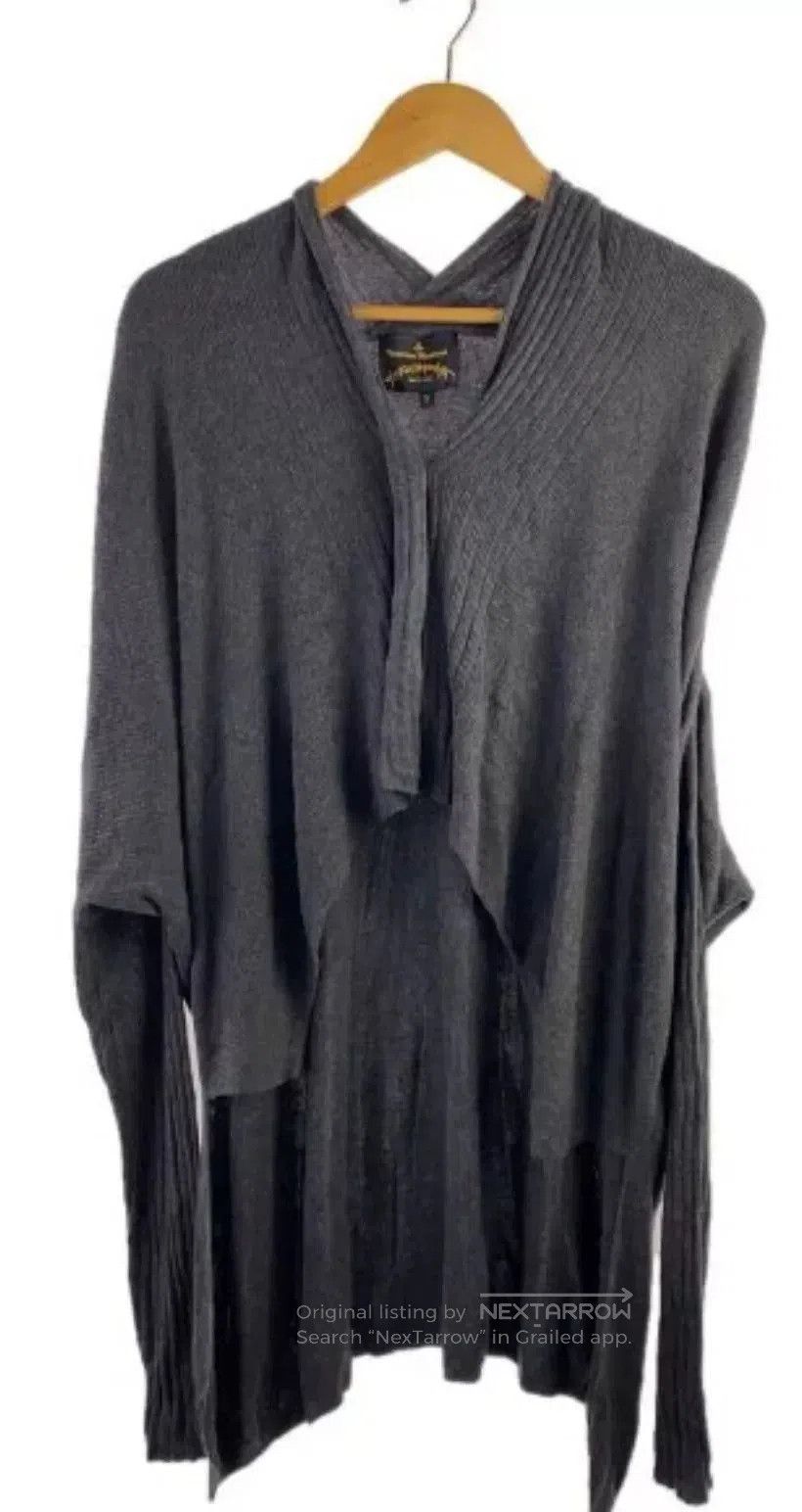 Vivienne Westwood Vivienne Westwood Anglomania Gray Long Sweater. Size S / US 4 / IT 40 - 1 Thumbnail