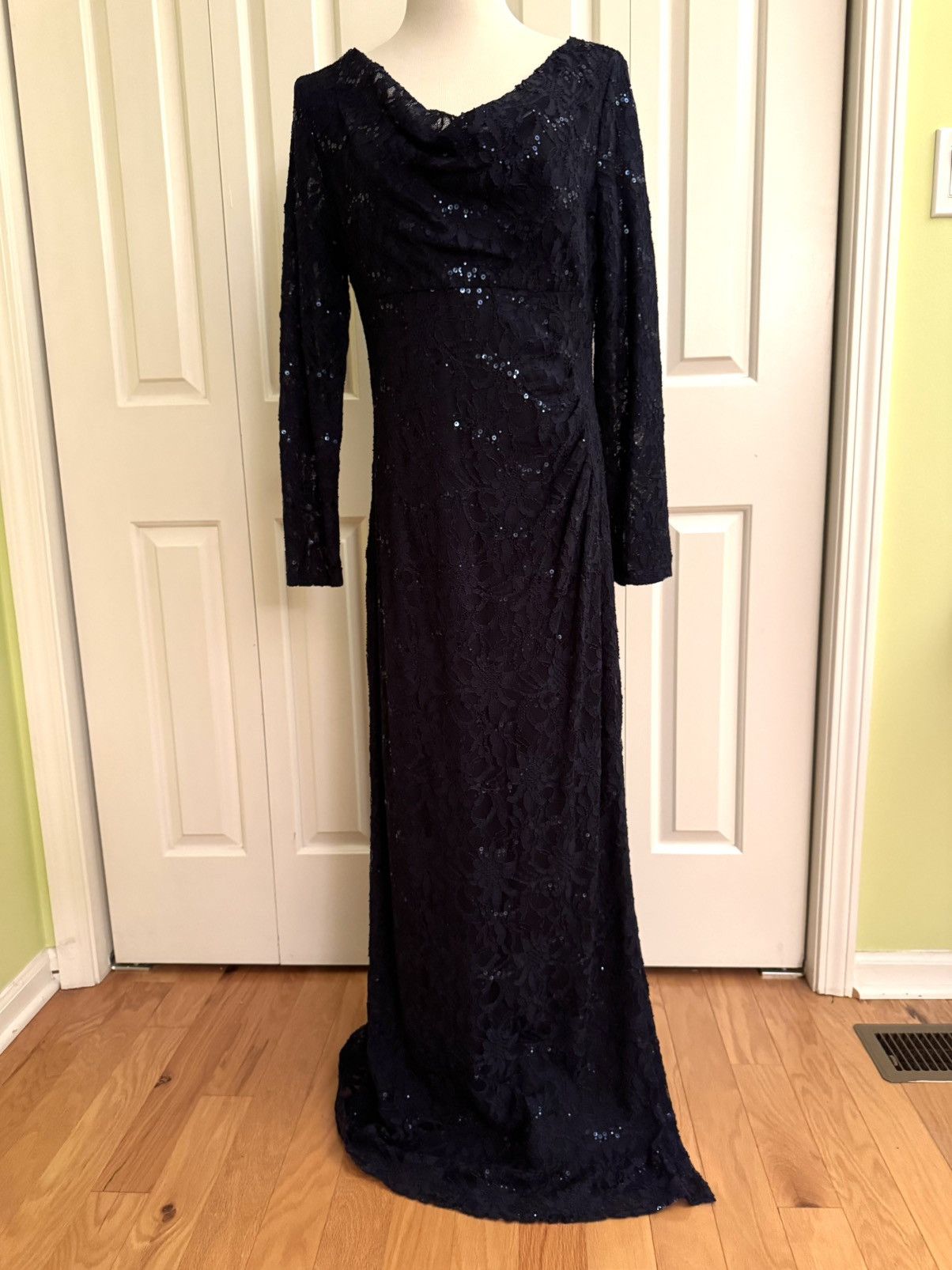 size 12 lace dress L'amour Size 12 LA22238 June Ivory Gown main image 0