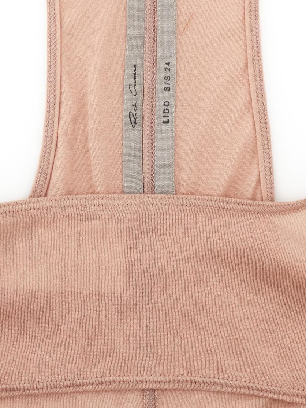 Rick Owens o1y0126 Crop Top in Blush Size S / US 4 / IT 40 - 3 Thumbnail